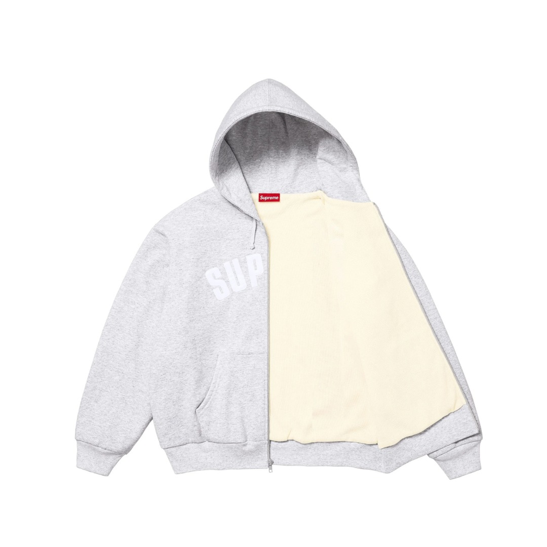 Supreme Arc Thermal Lined Zip Up Hooded Sweatshirt - FashionPlug