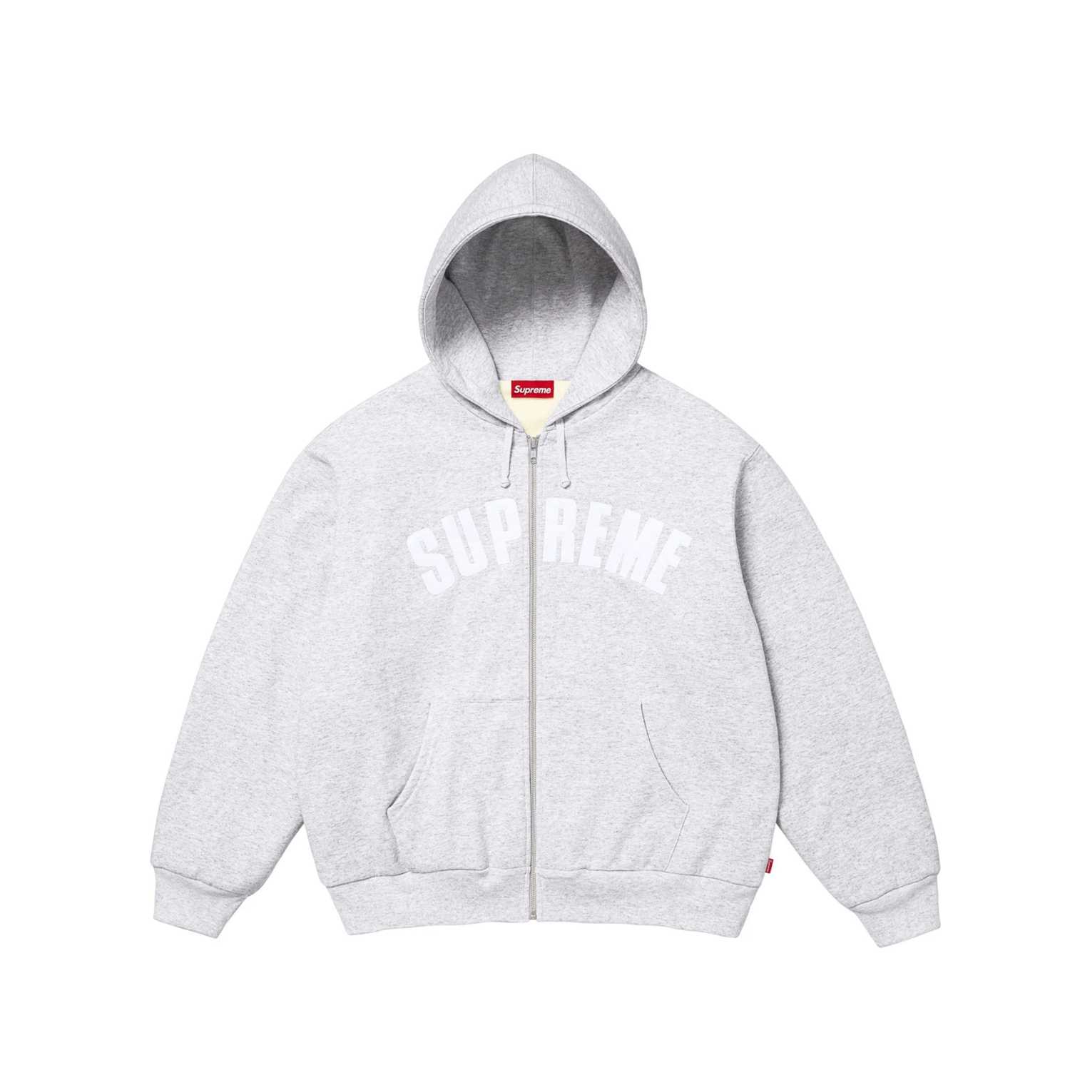 Supreme Arc Thermal Lined Zip Up Hooded Sweatshirt - FashionPlug