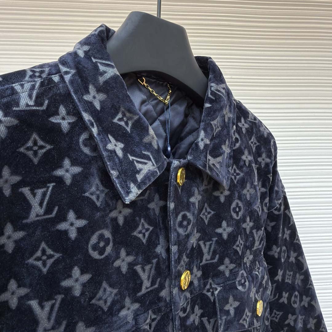 Louis Vuitton Monogram Bleached Denim Jacket - FashionPlug