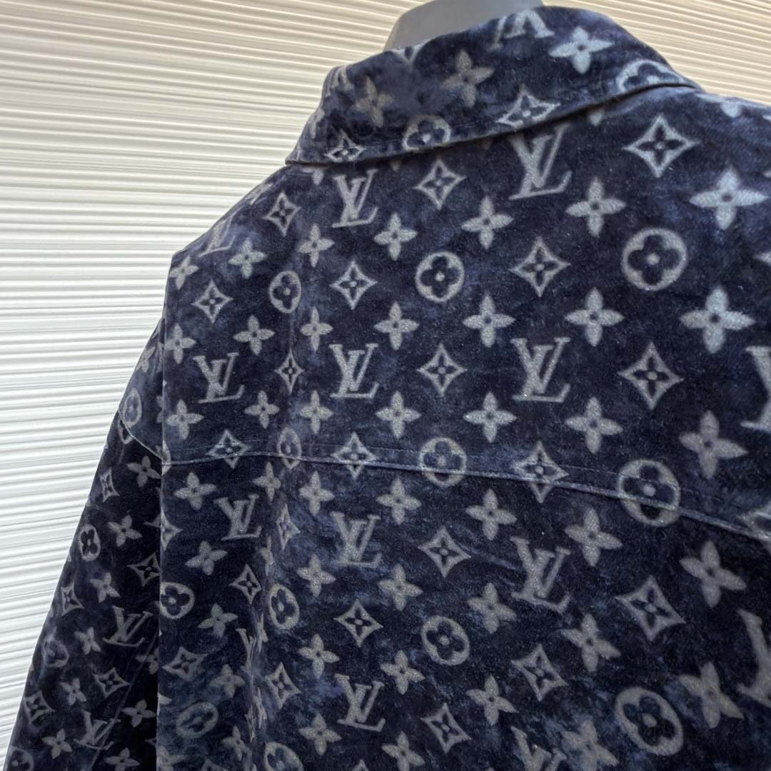 Louis Vuitton Monogram Bleached Denim Jacket - FashionPlug