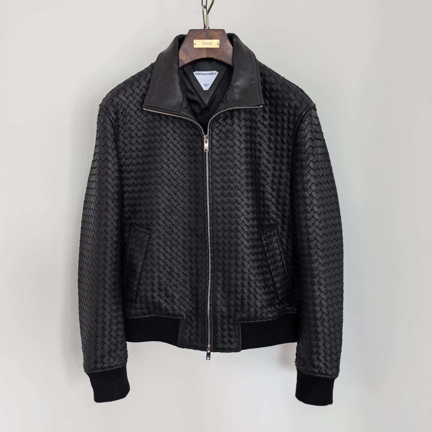 Bottega Veneta Leather Blouson - FashionPlug