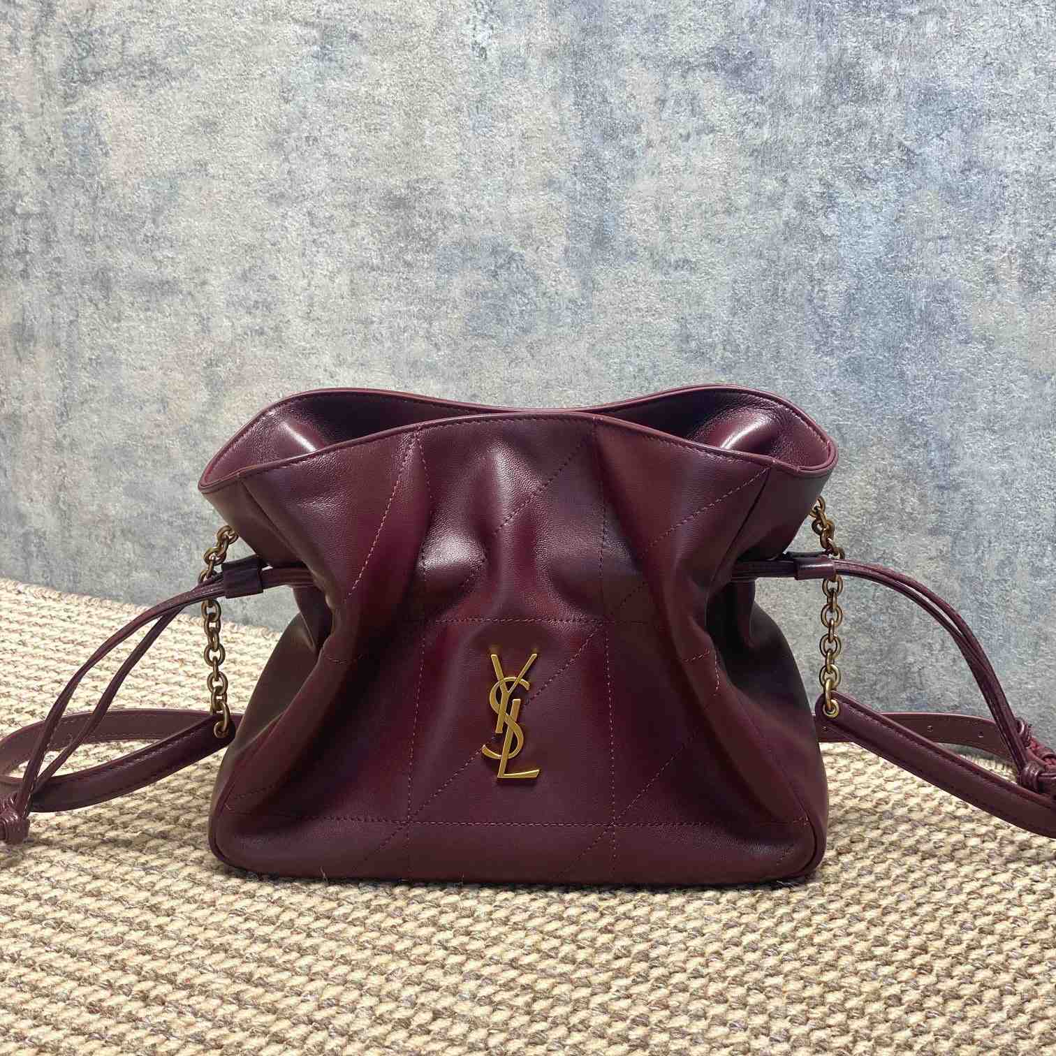 Saint Laurent Jamie Shoulder Pouch In Lambskin - FashionPlug