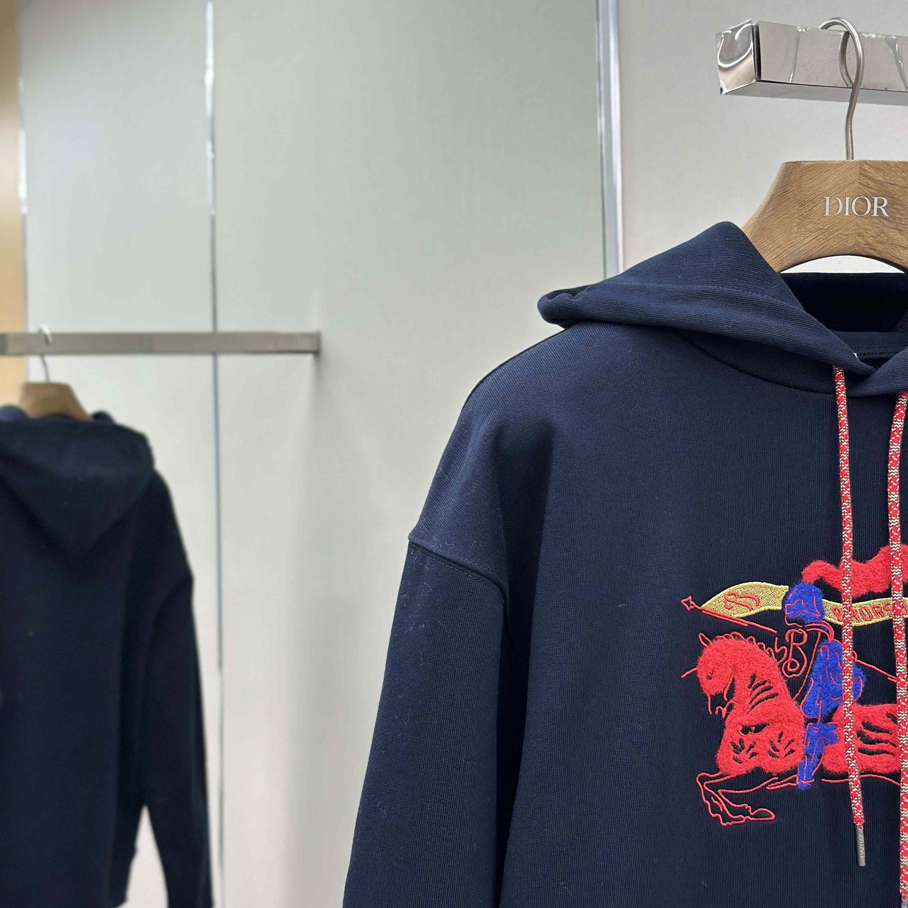 Burberry EKD Cotton Hoodie - FashionPlug