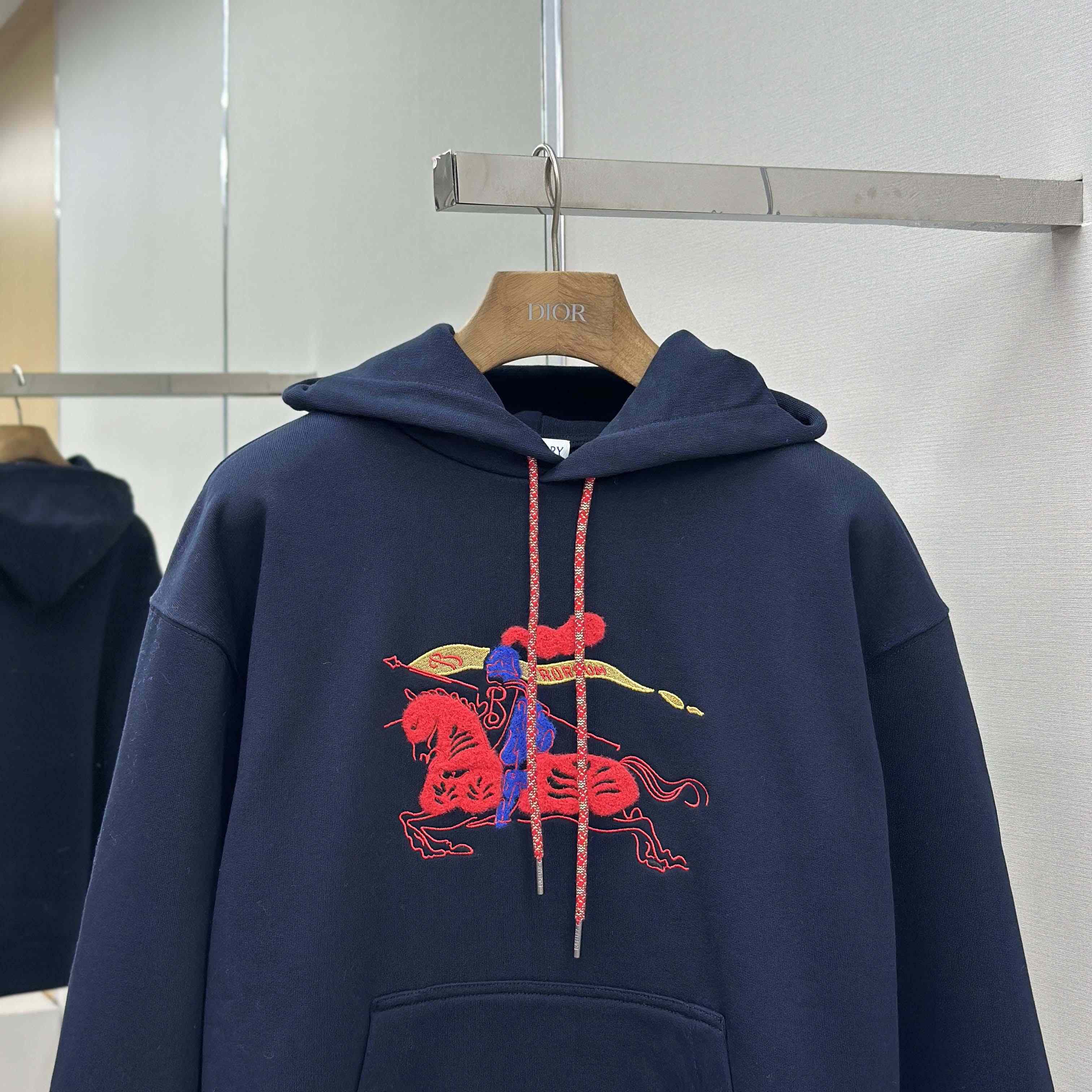 Burberry EKD Cotton Hoodie - FashionPlug