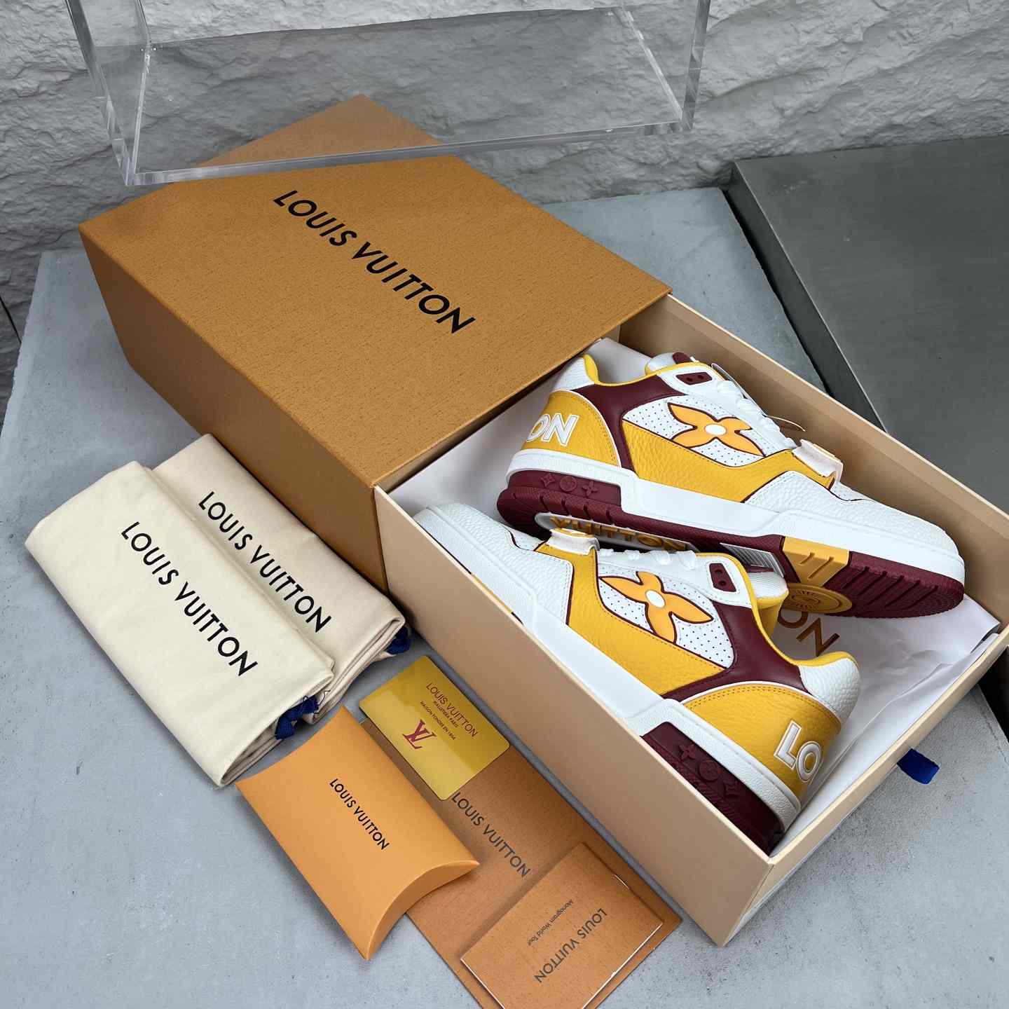 Louis Vuitton LV Trainer Sneaker - FashionPlug