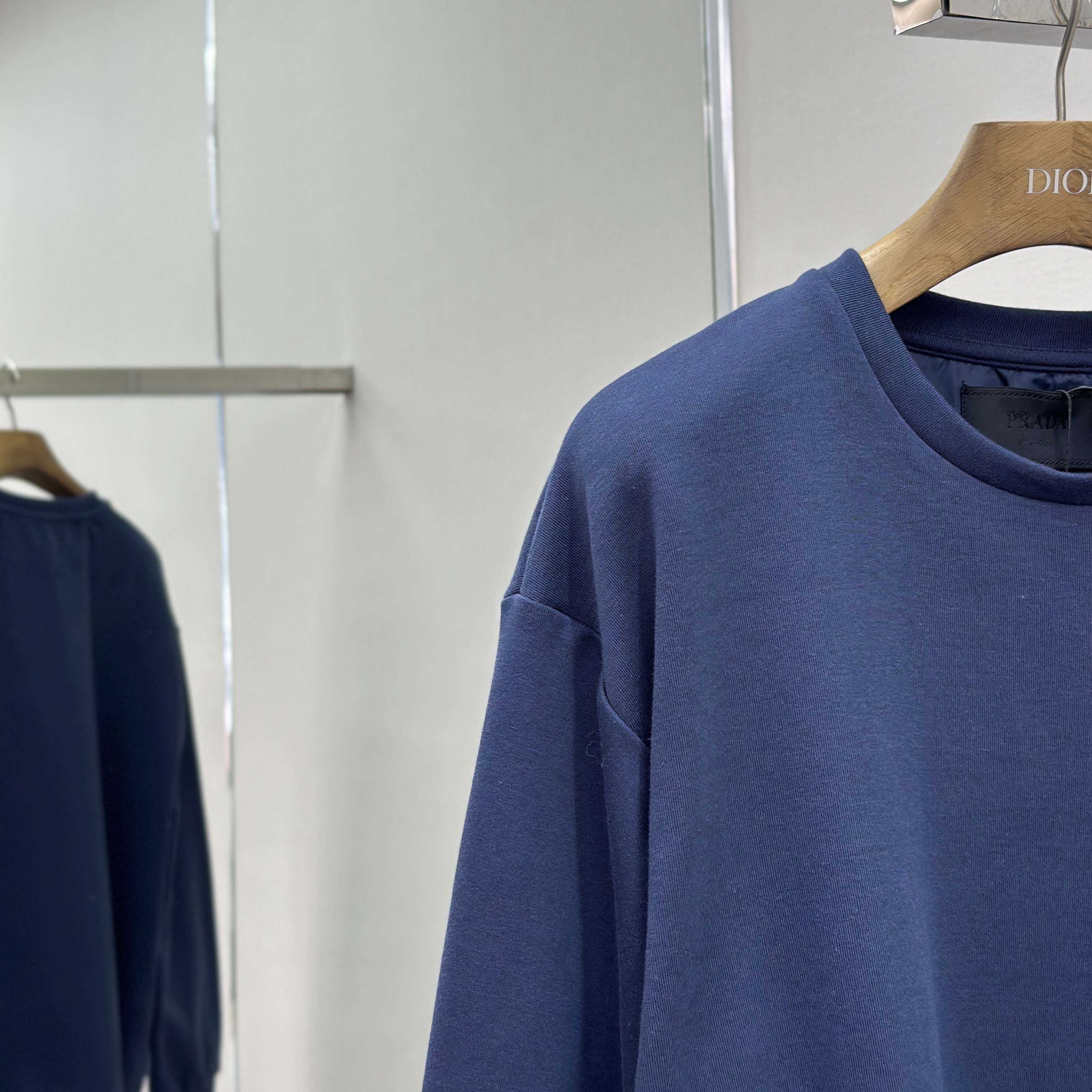 Prada Technical Cotton Sweatshirt - FashionPlug