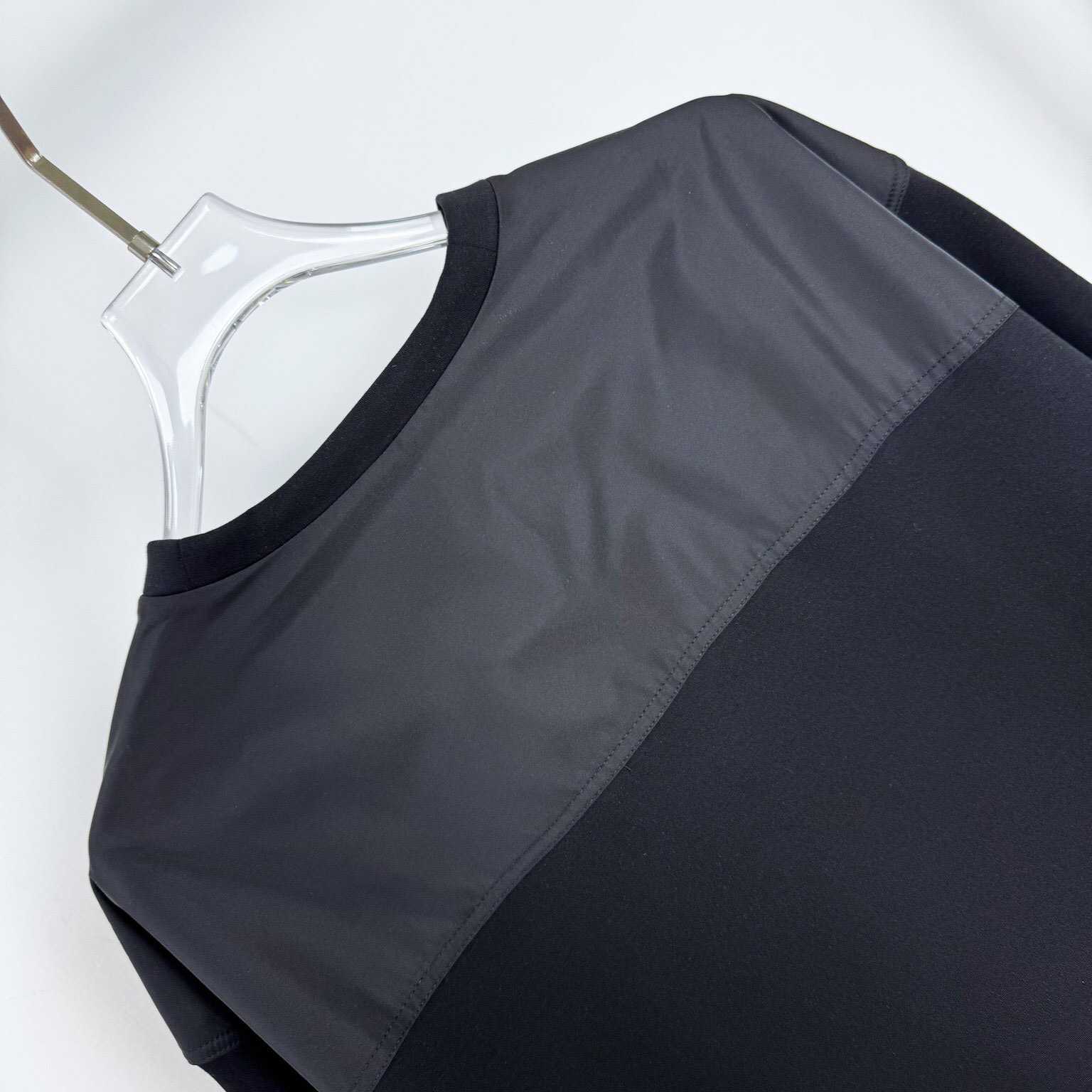 Prada Cotton Fleece And Re-Nylon Sweatshirt - FashionPlug