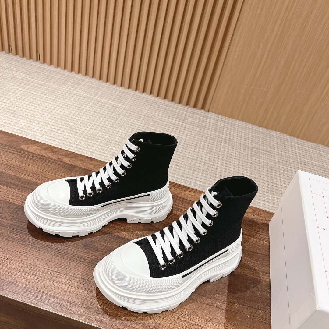 Alexander McQueen Tread Slick Sneakers - FashionPlug