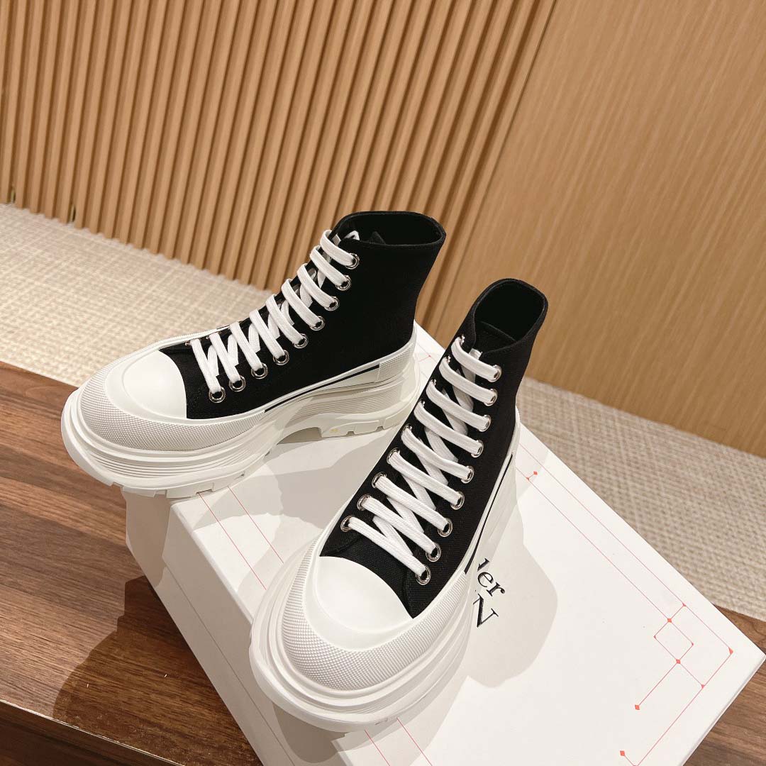 Alexander McQueen Tread Slick Sneakers - FashionPlug