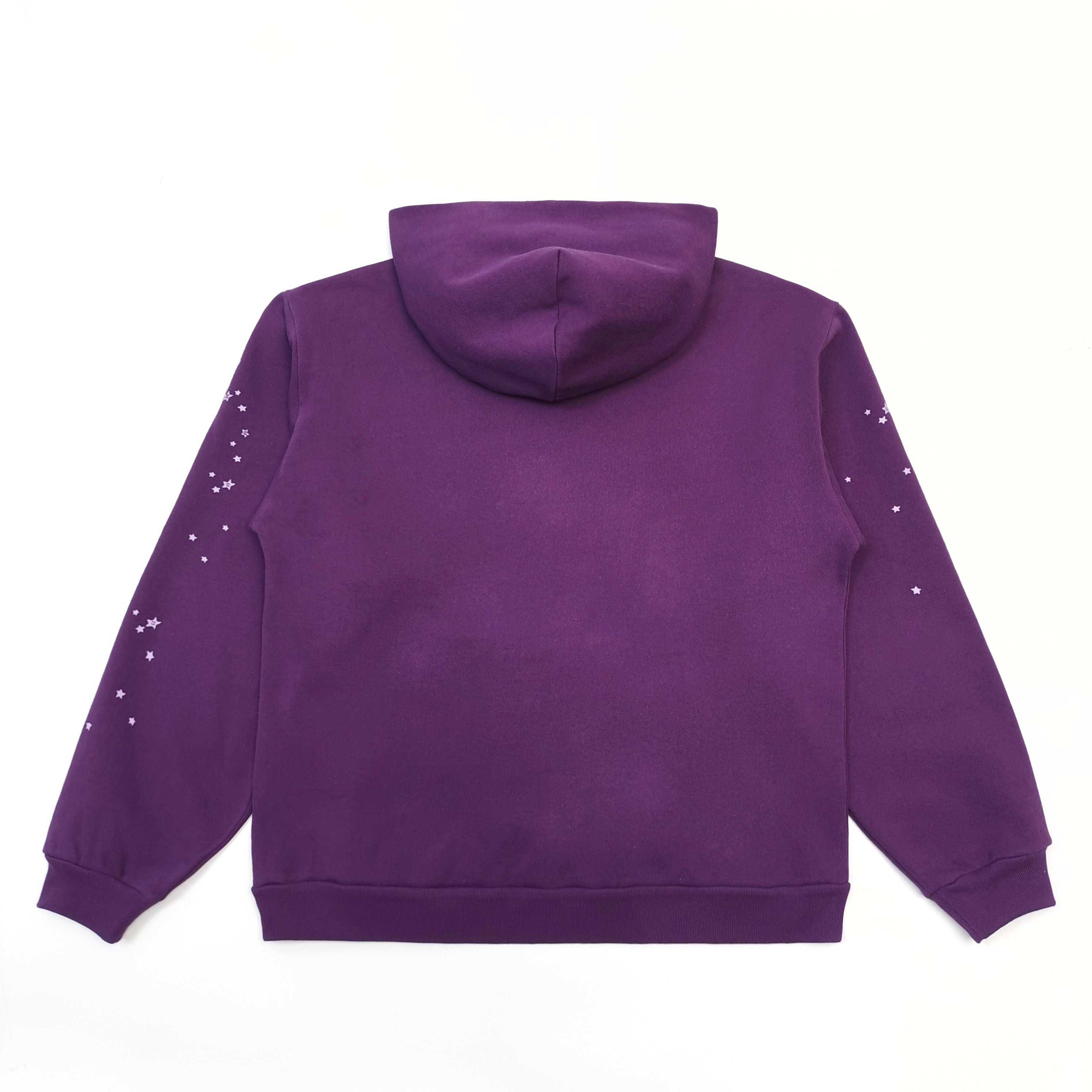Sp5der OG Web V2 Hoodie 'Purple' - FashionPlug