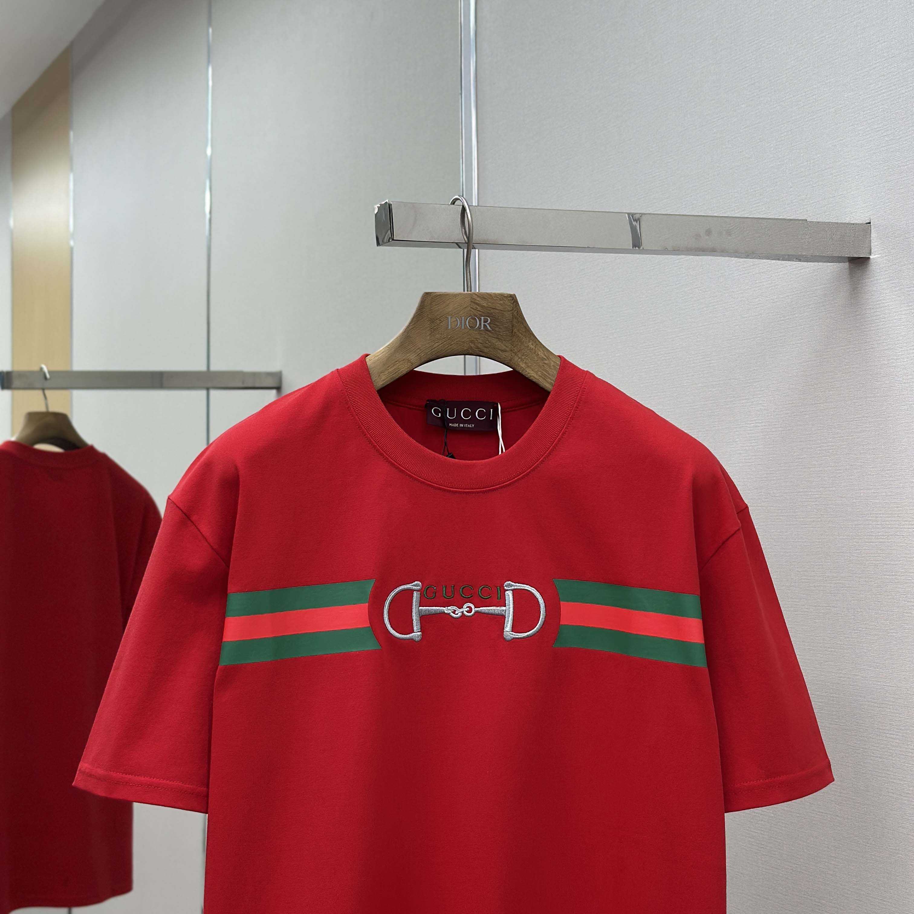Gucci Cotton Jersey T-shirt With Embroidery - FashionPlug