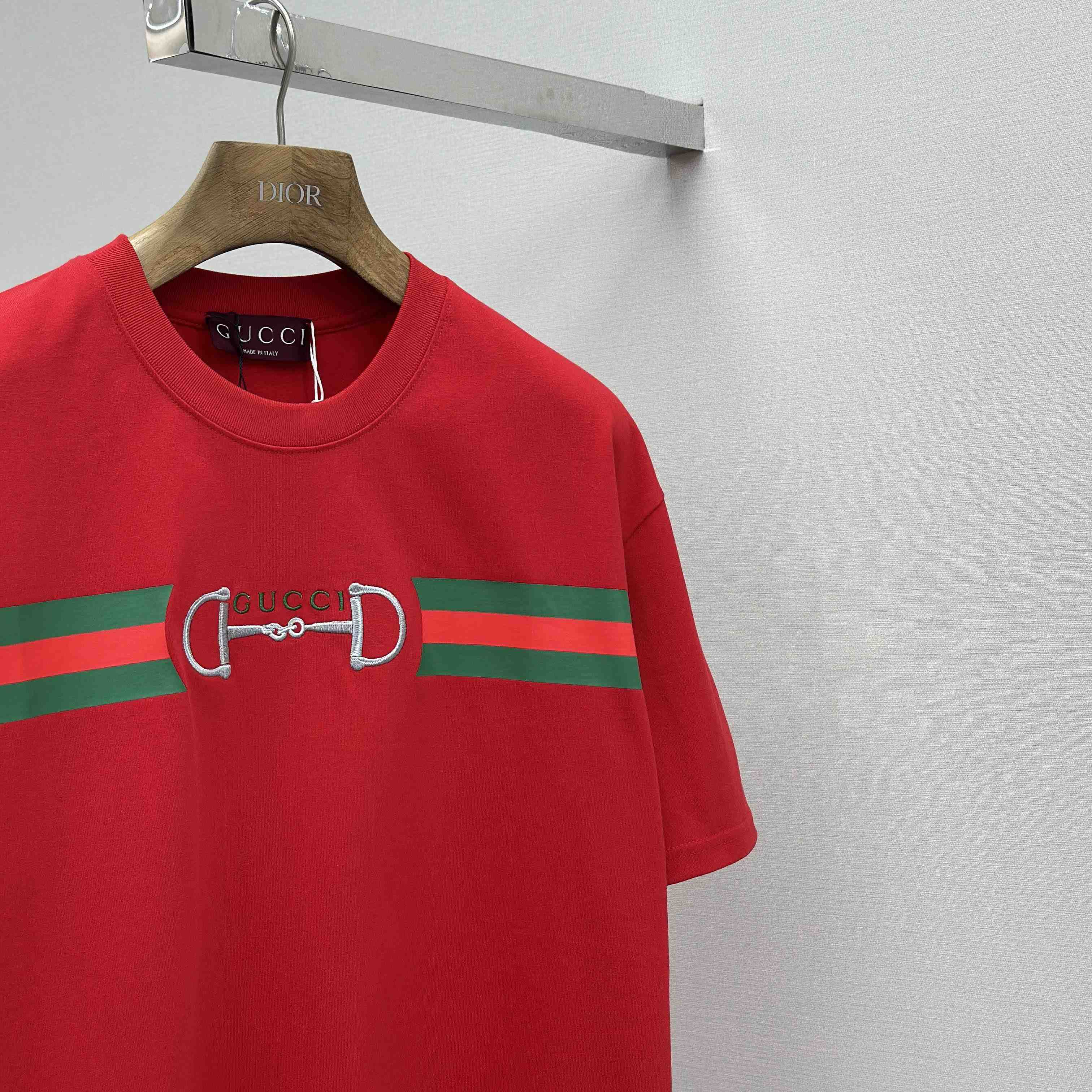 Gucci Cotton Jersey T-shirt With Embroidery - FashionPlug