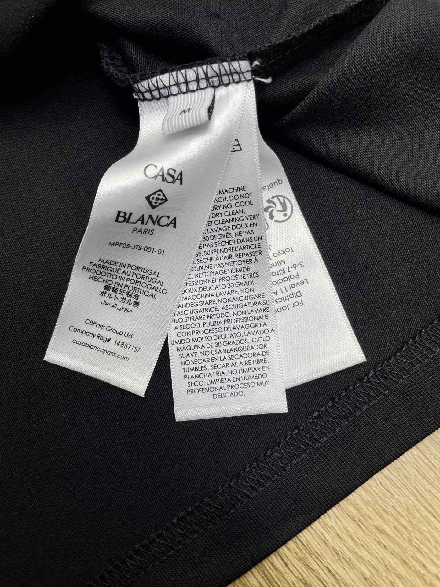 Casablanca Orchid Logo Short Sleeve T‑Shirt C1135 - FashionPlug