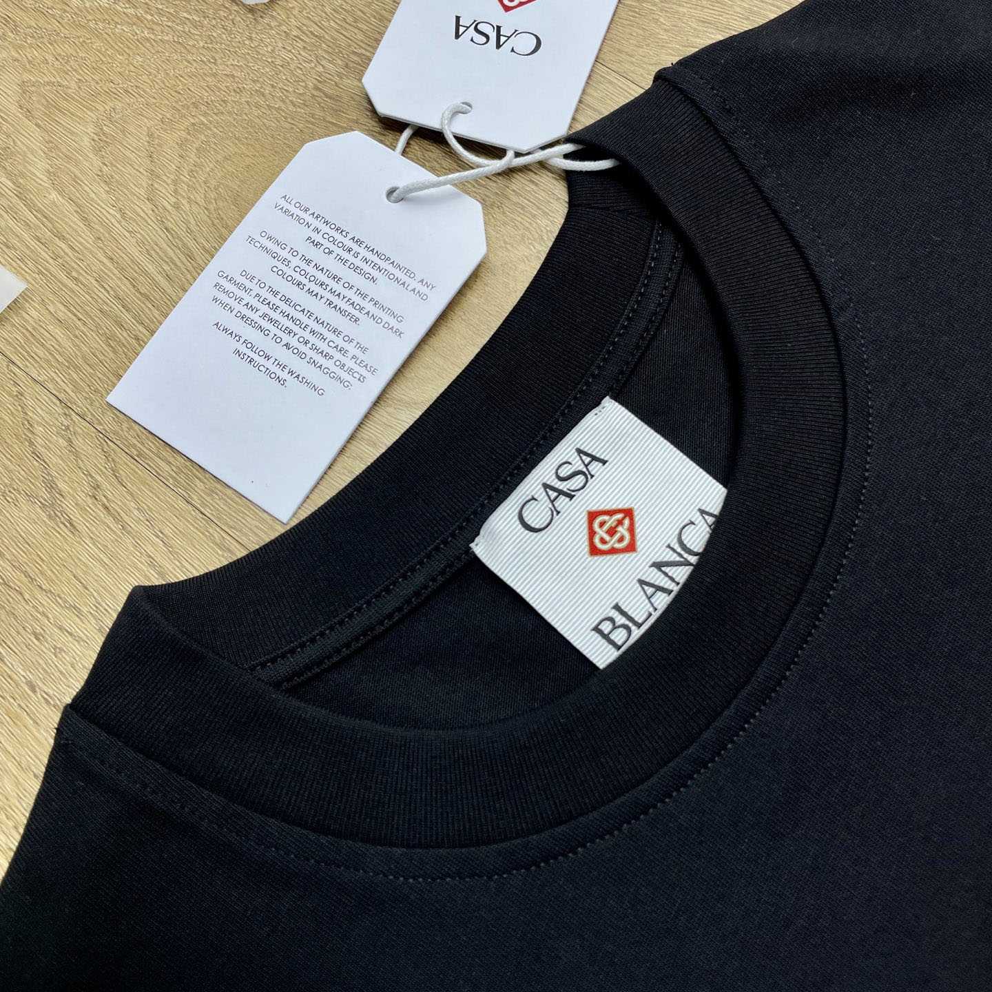 Casablanca Orchid Logo Short Sleeve T‑Shirt C1135 - FashionPlug