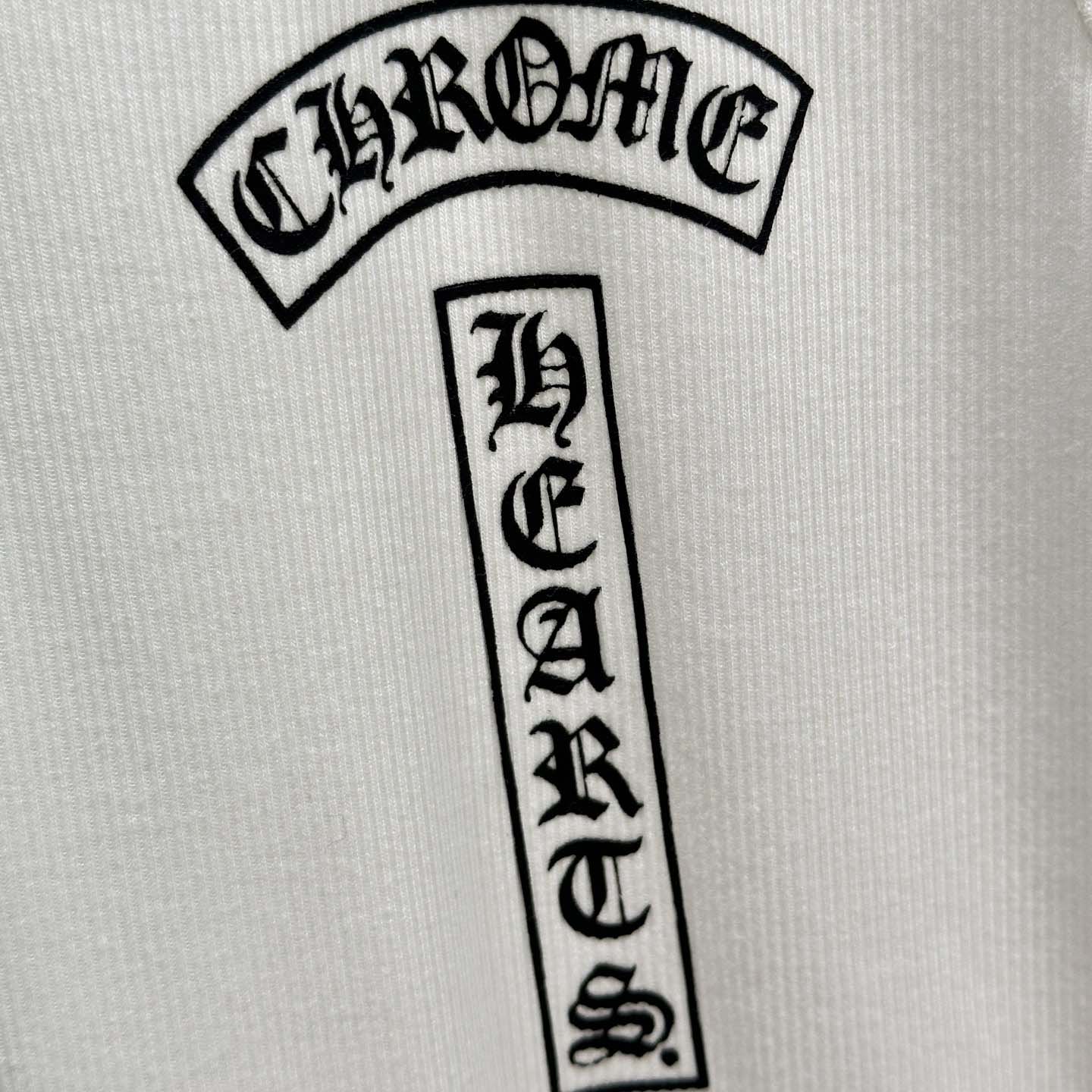Chrome Hearts T Bar Cross Ribbed Tank Top - FashionPlug