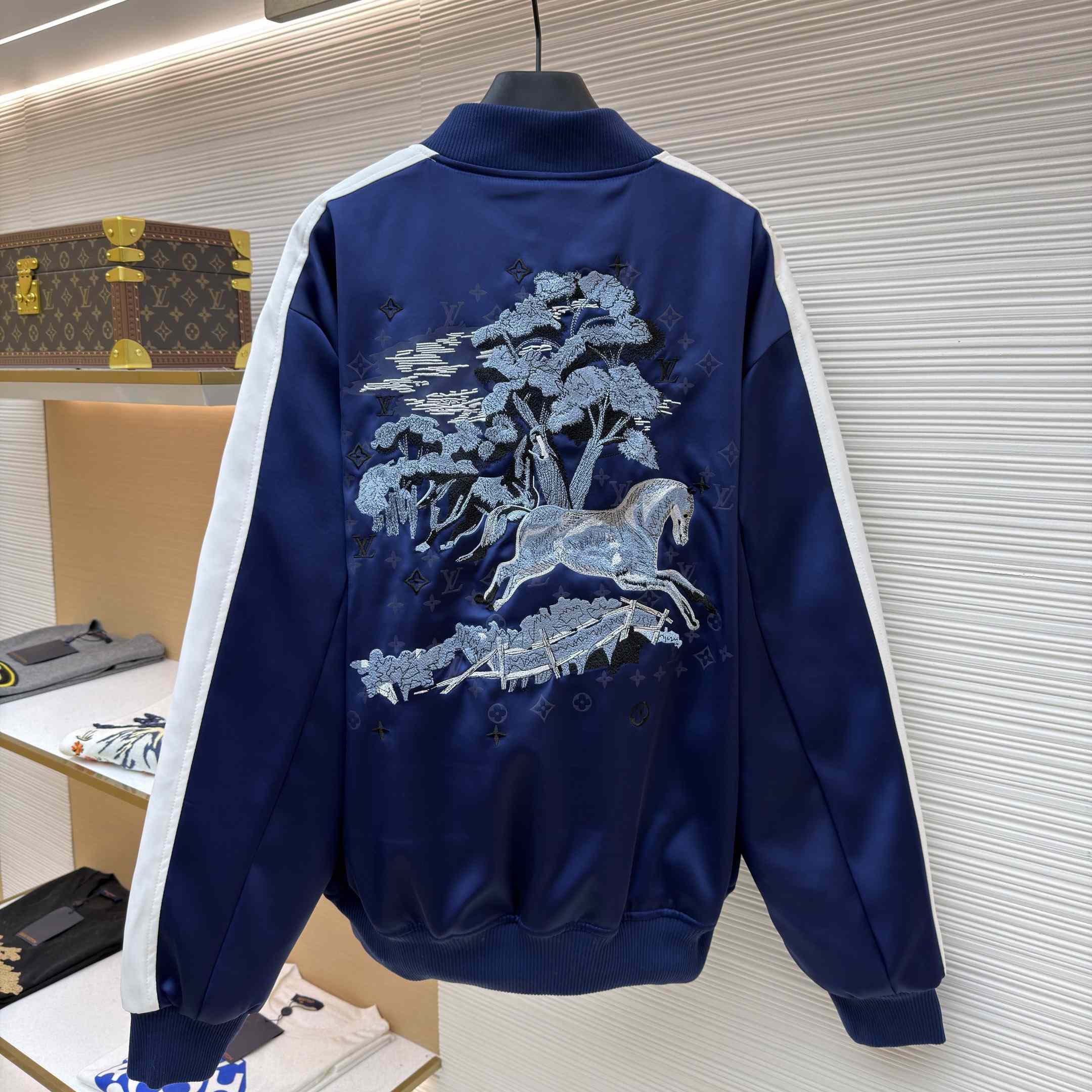 Louis Vuitton Embroidered Souvenir Jacket - FashionPlug