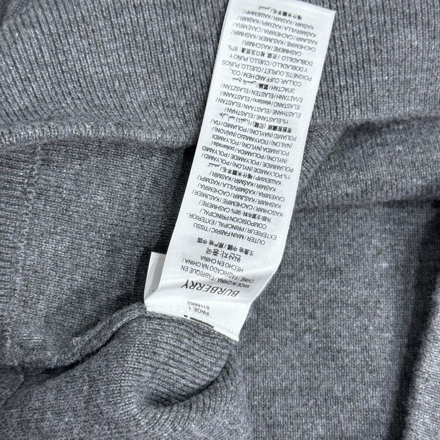 Burberry Cashmere Blend Zip Hoodie - FashionPlug