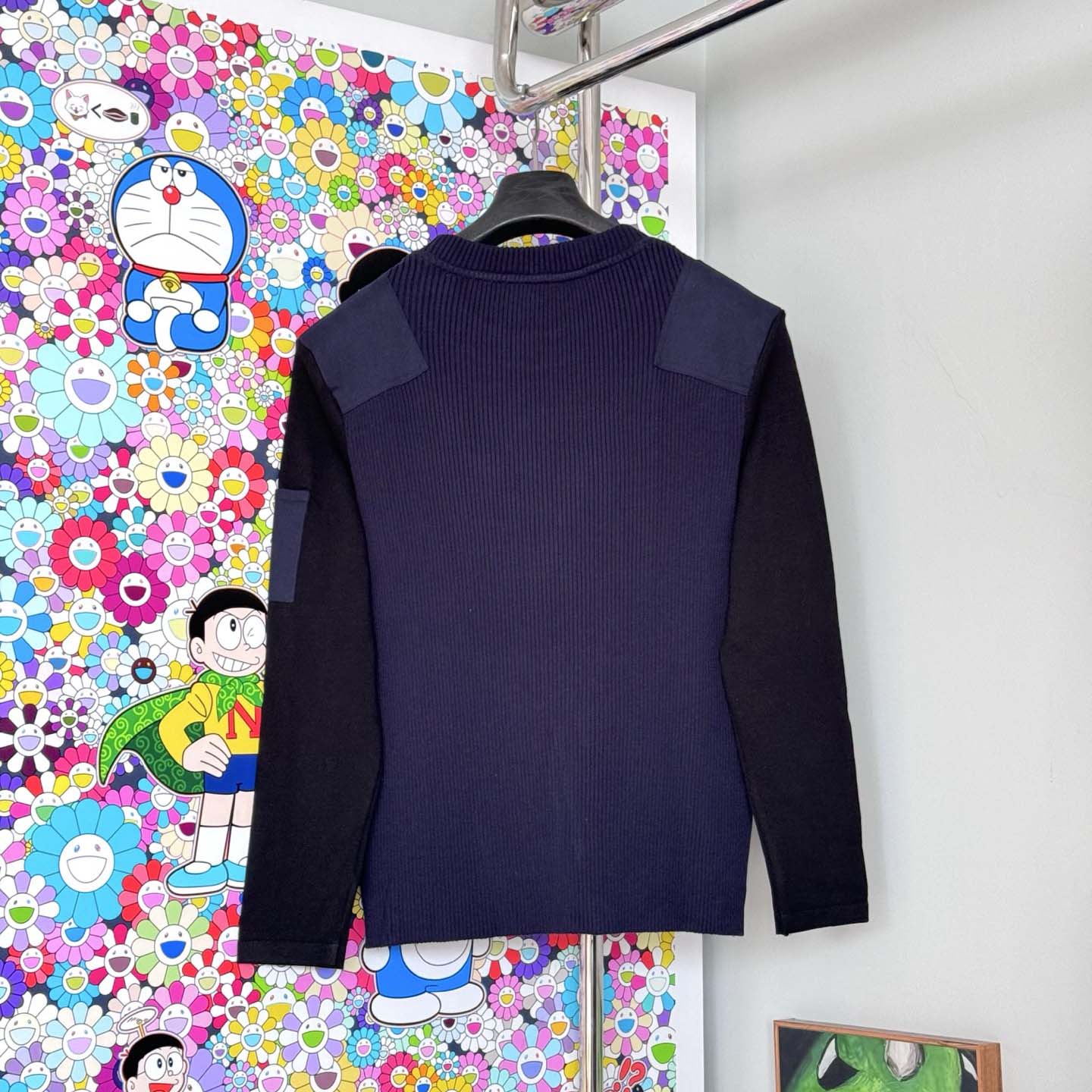 Loewe Long Sleeve Top In Cotton Blend - FashionPlug