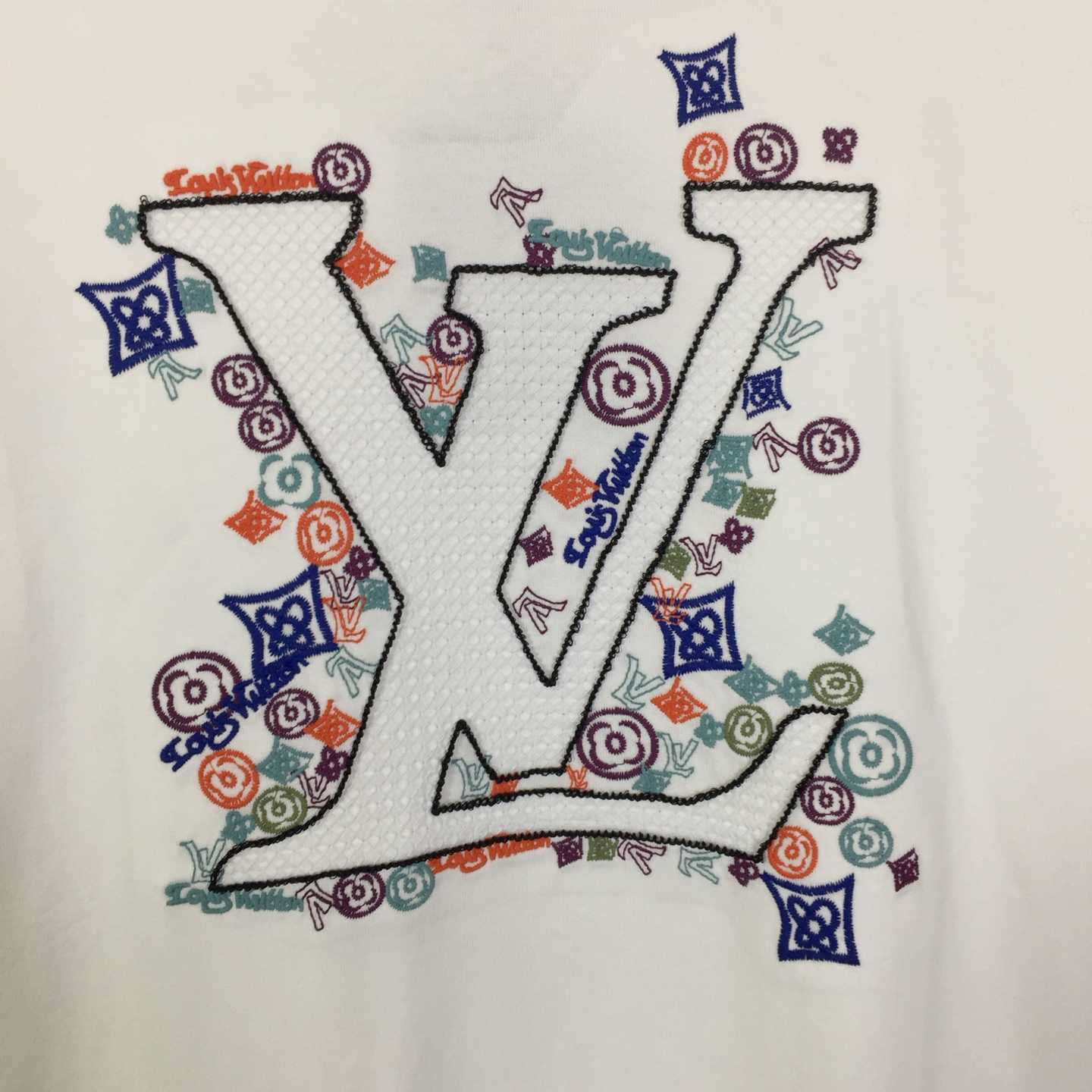 Louis Vuitton Embroidered T-Shirt - FashionPlug