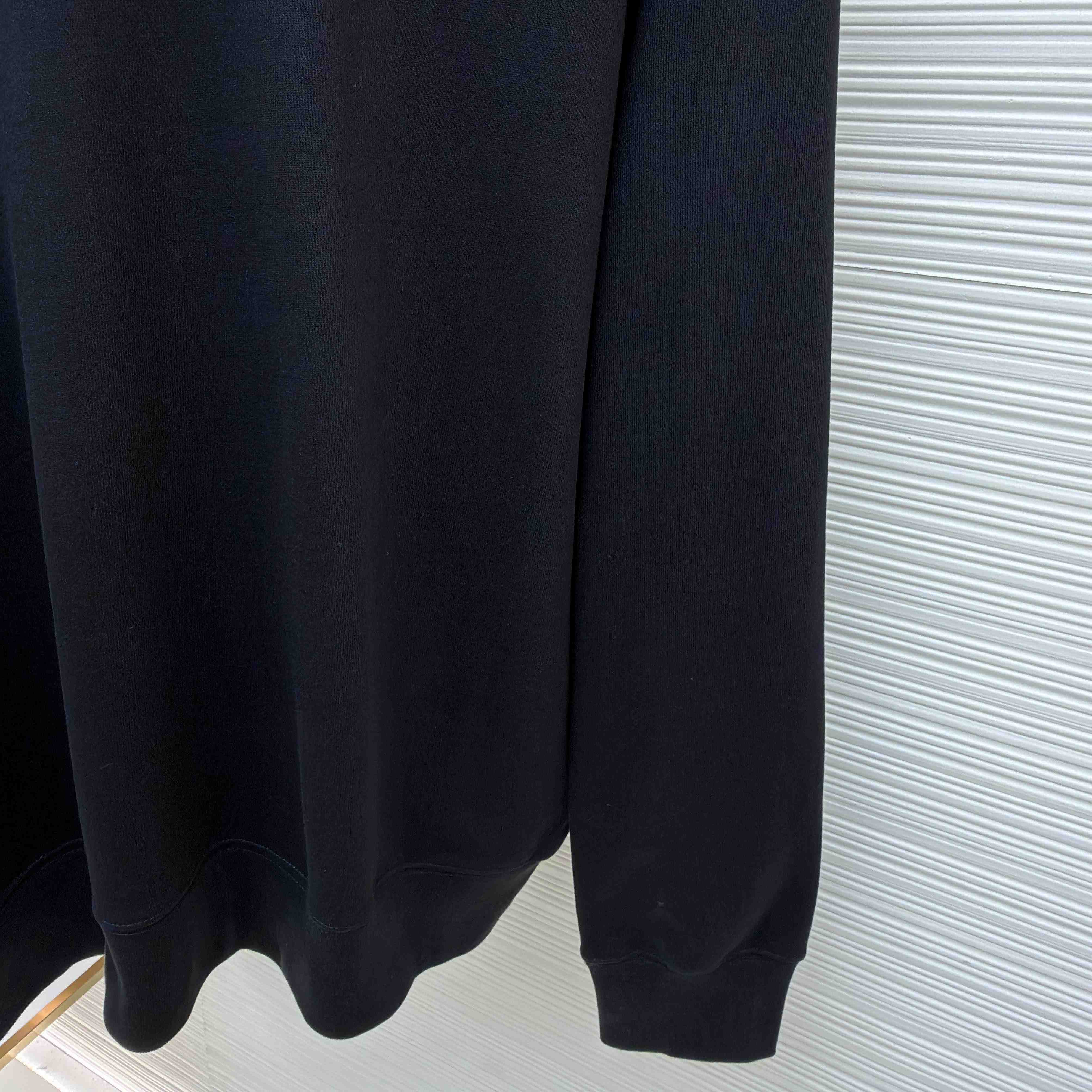 Moncler Logo Patch Cotton Hoodie - FashionPlug