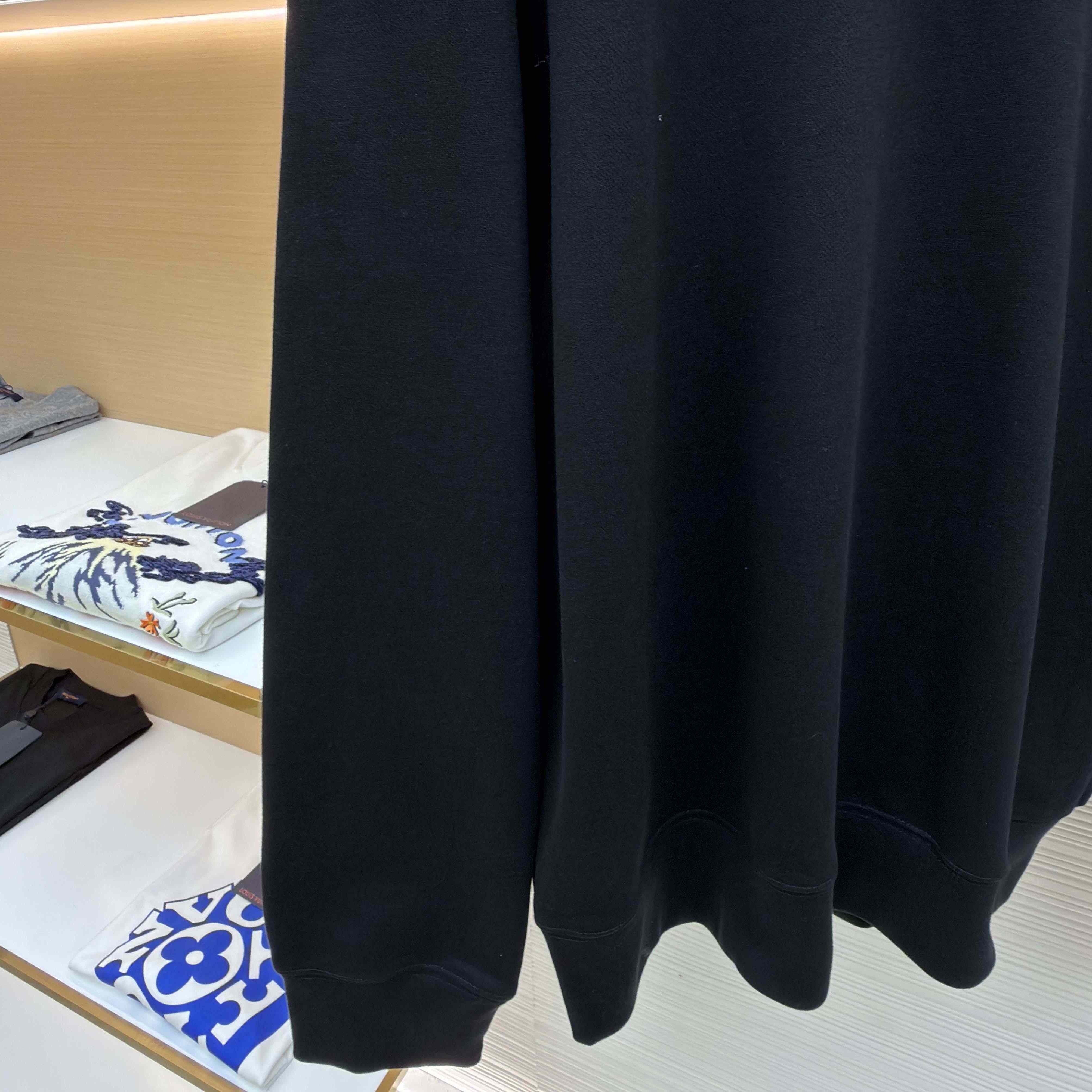 Moncler Logo Patch Cotton Hoodie - FashionPlug