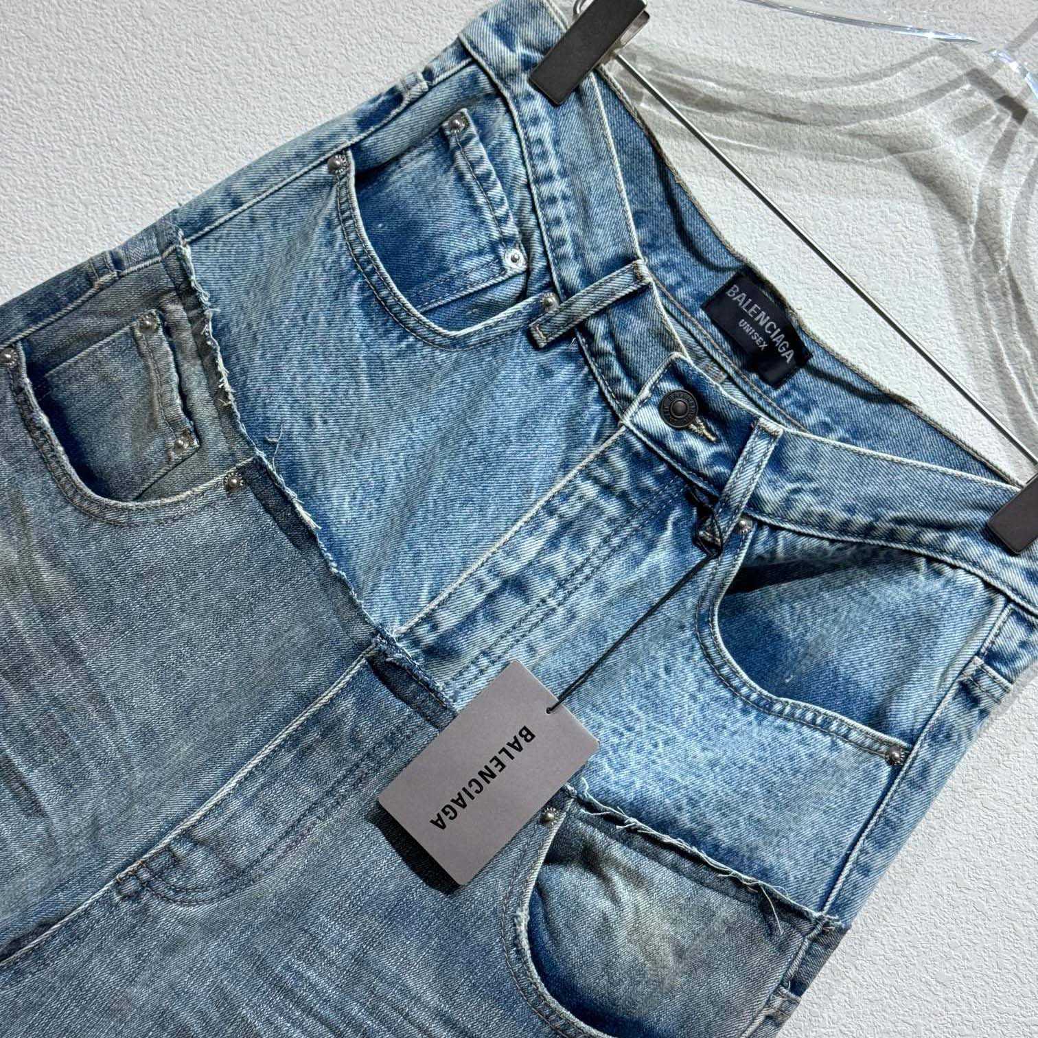 Balenciaga Cut-Up Baggy Pants - FashionPlug