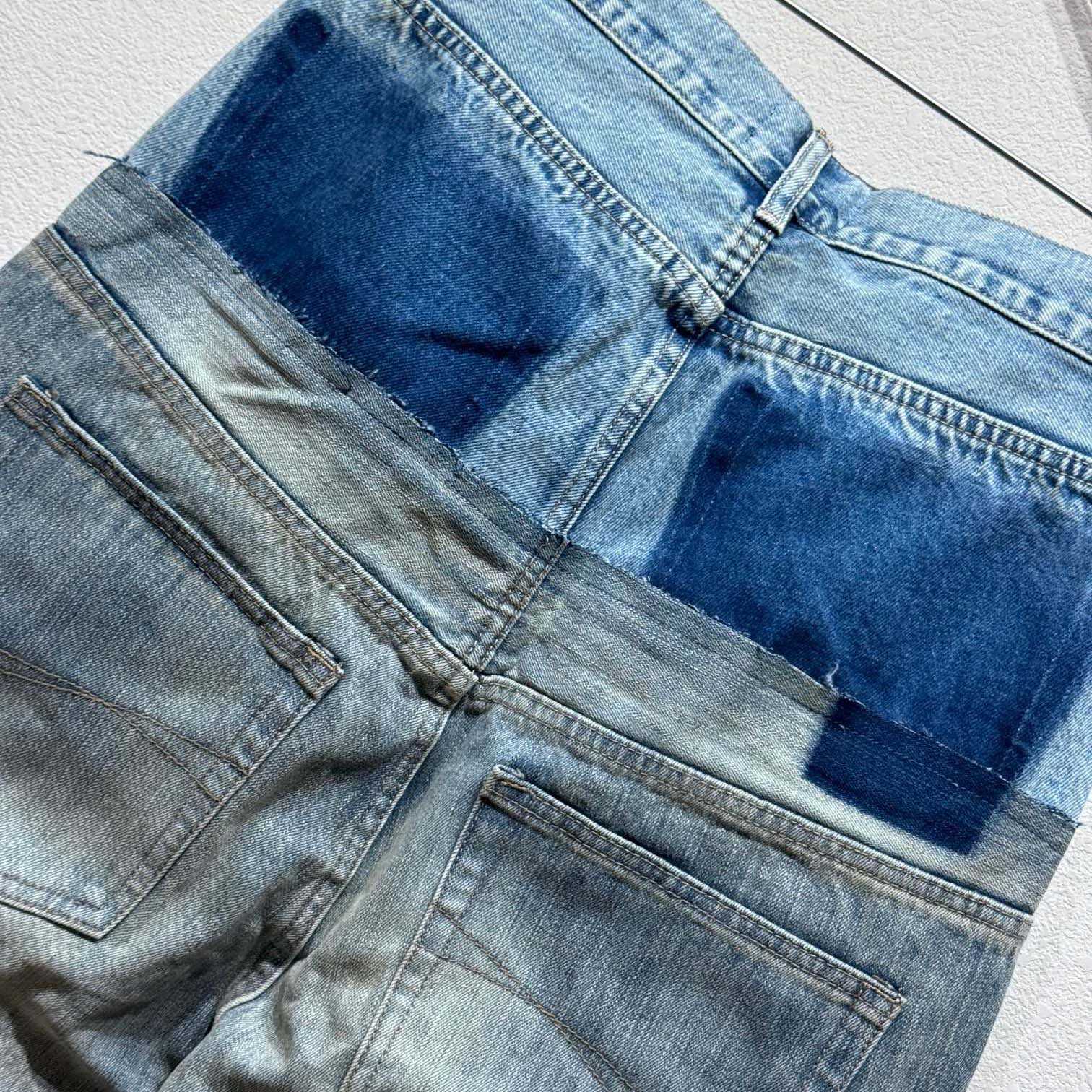 Balenciaga Cut-Up Baggy Pants - FashionPlug