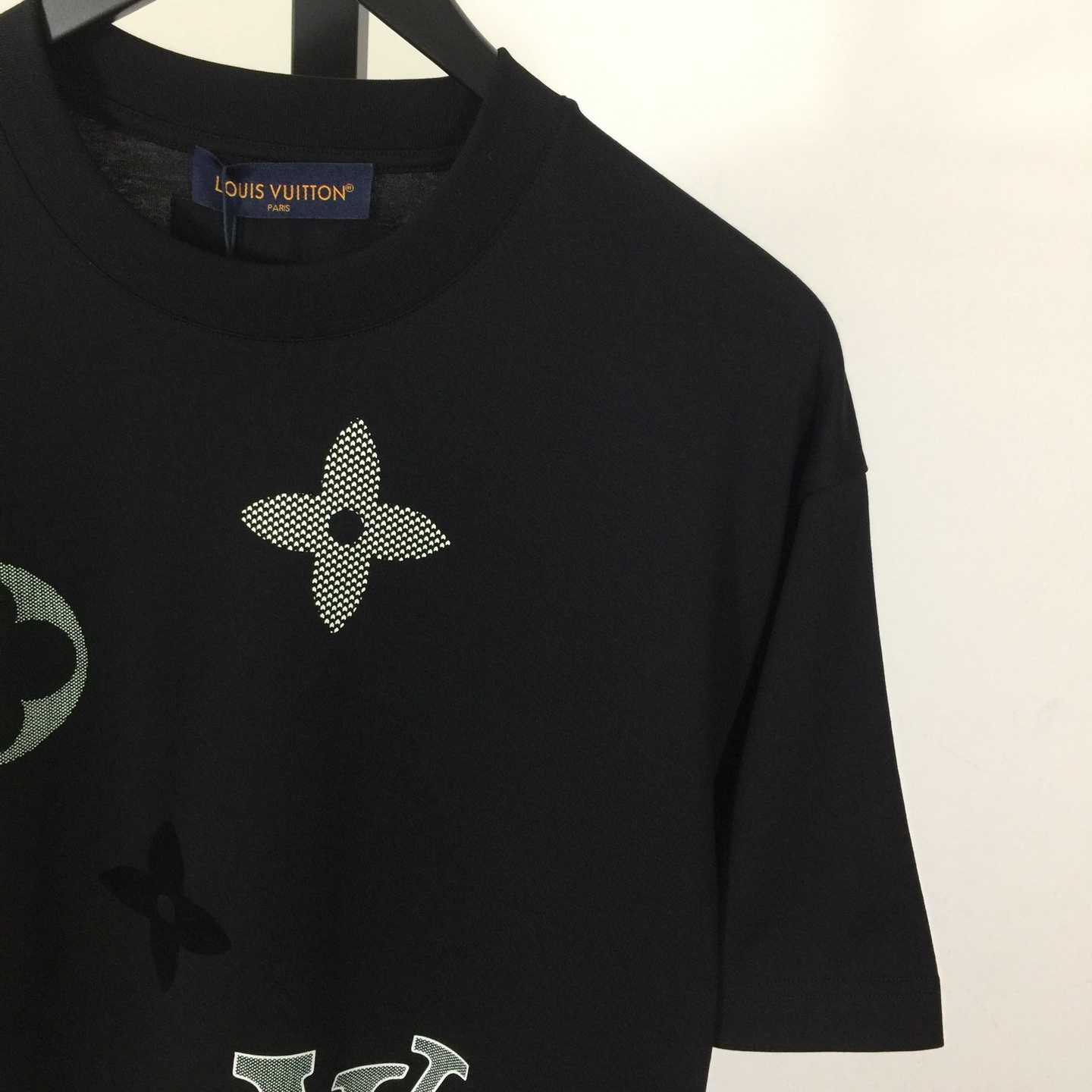 Louis Vuitton Monogram Short-Sleeved Knitted Crewneck   - FashionPlug