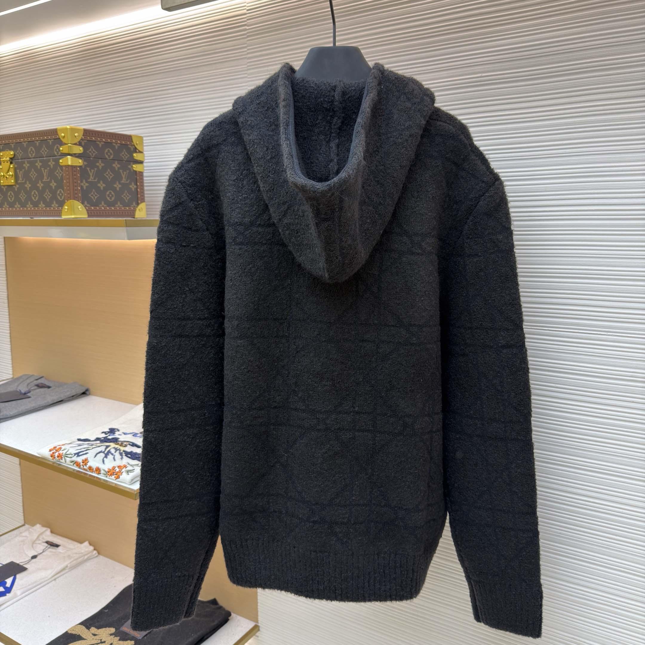 Dior Cannage Hooded Sweatshirt  - FashionPlug