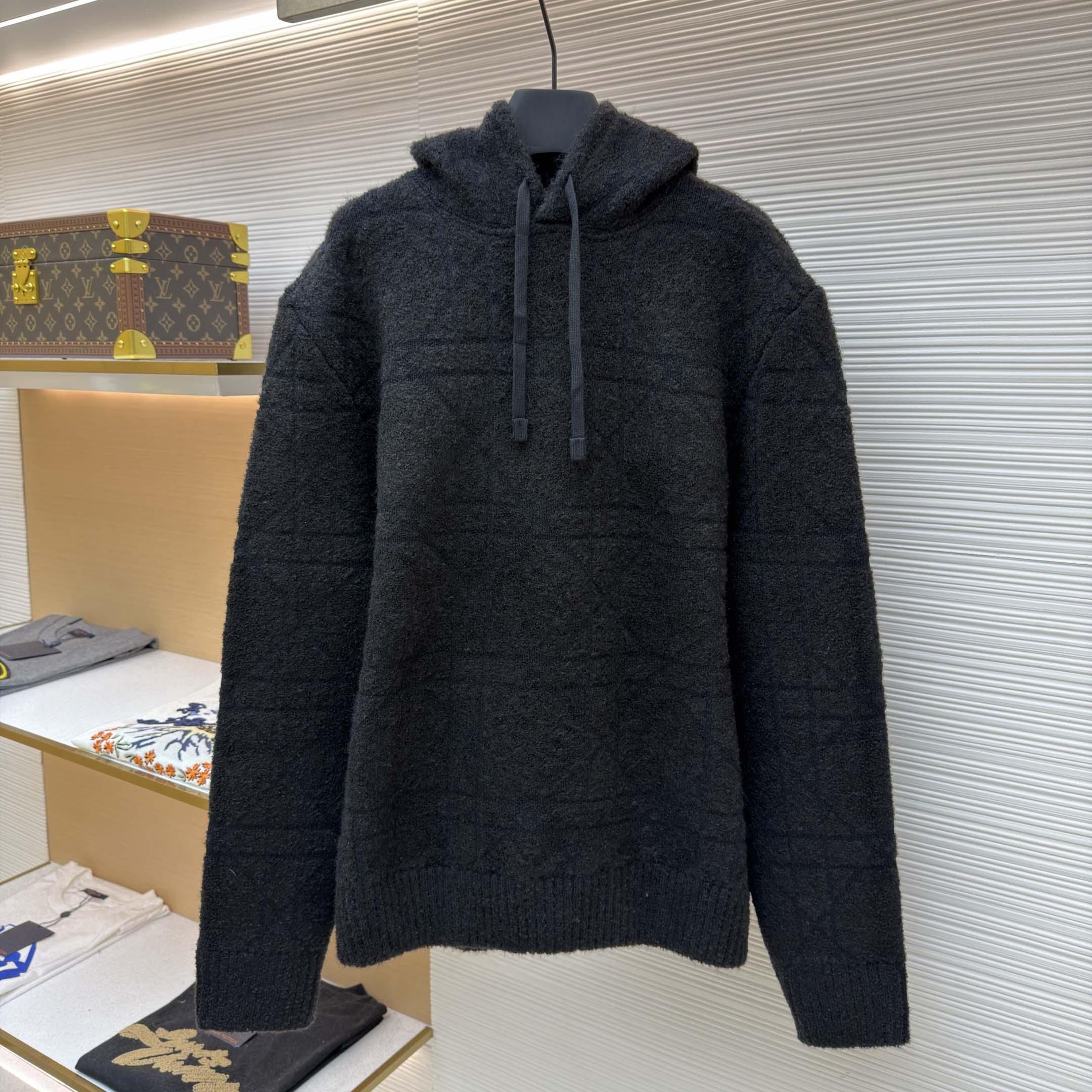 Dior Cannage Hooded Sweatshirt  - FashionPlug