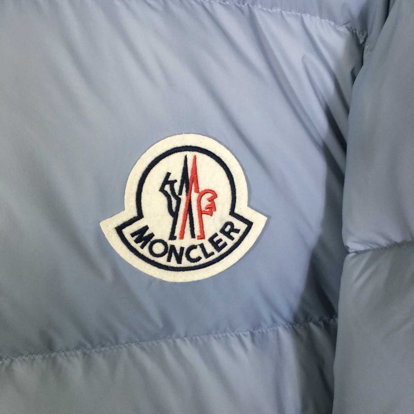 Moncler Blue Citala Short Down Jacket - FashionPlug