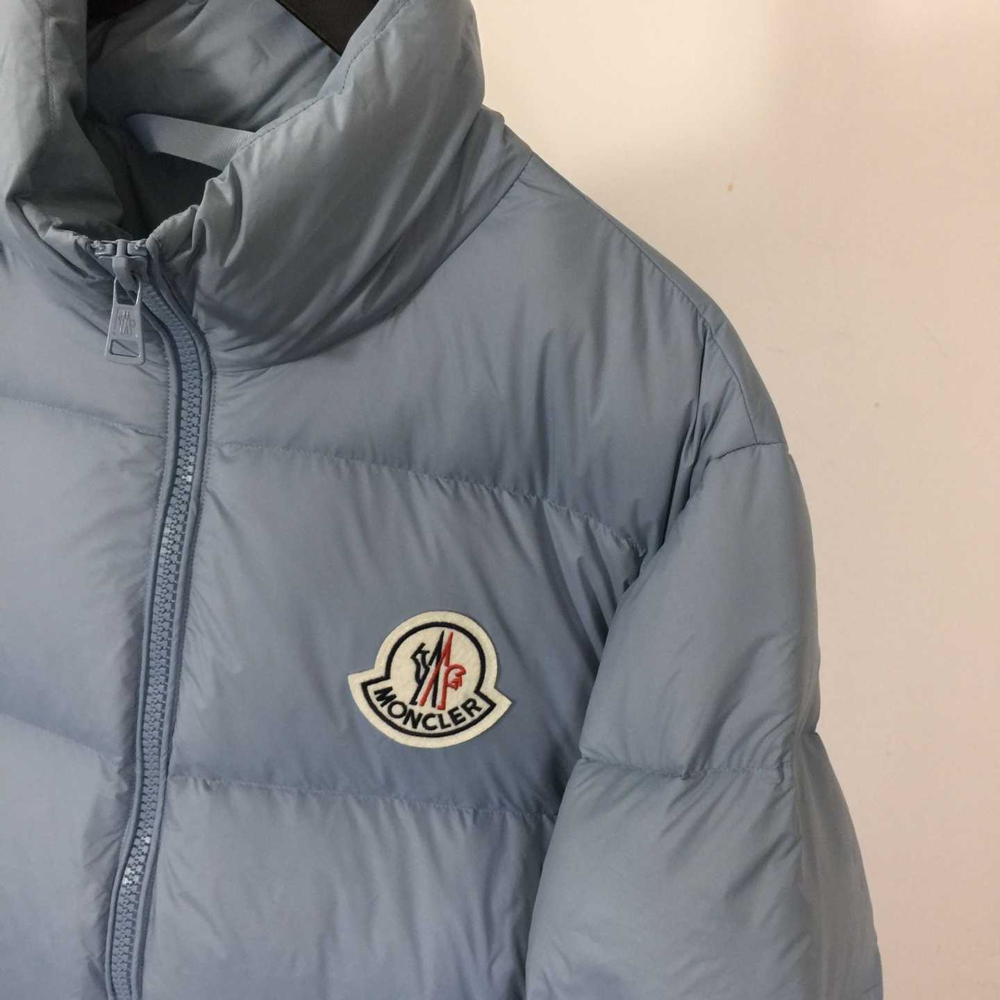 Moncler Blue Citala Short Down Jacket - FashionPlug