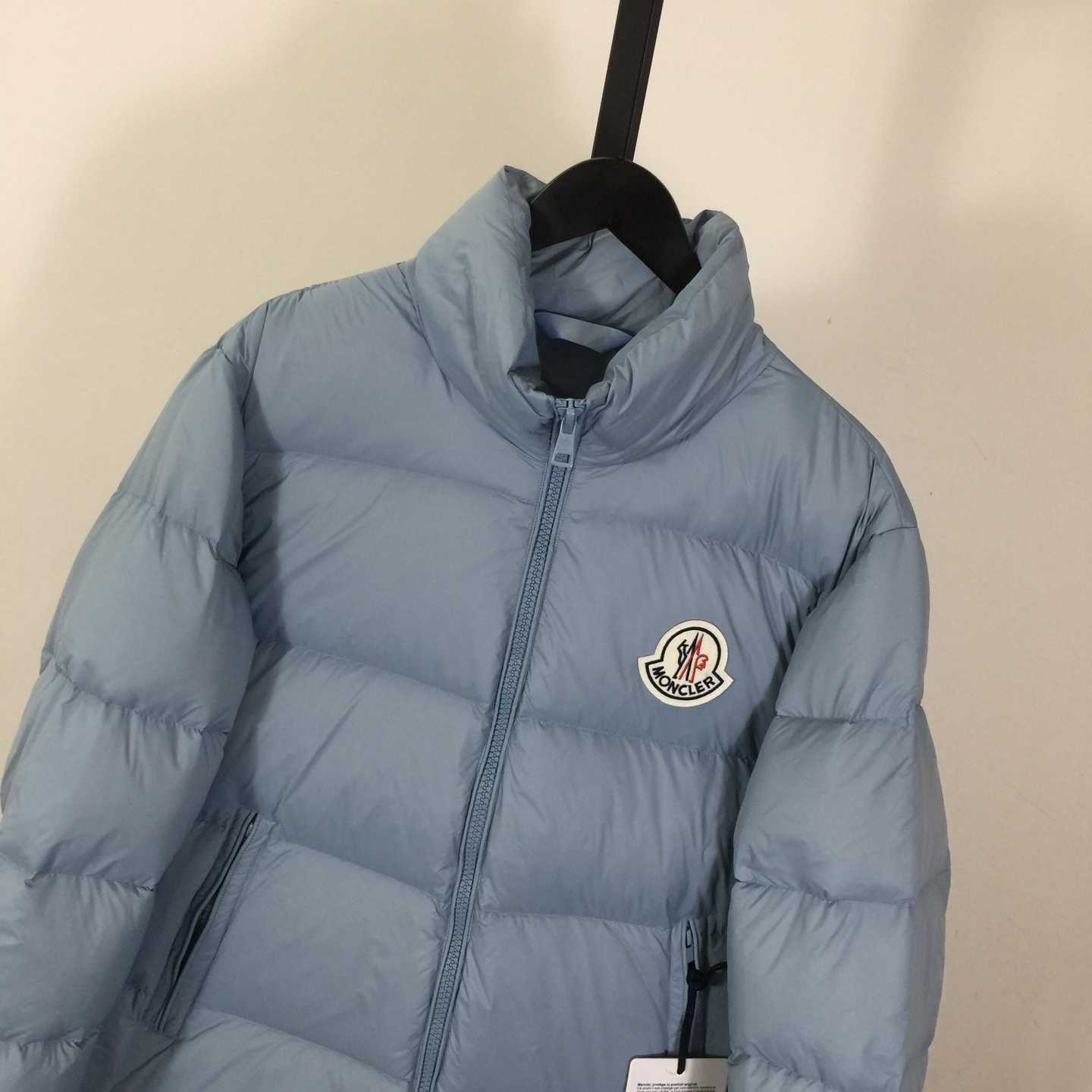 Moncler Blue Citala Short Down Jacket - FashionPlug