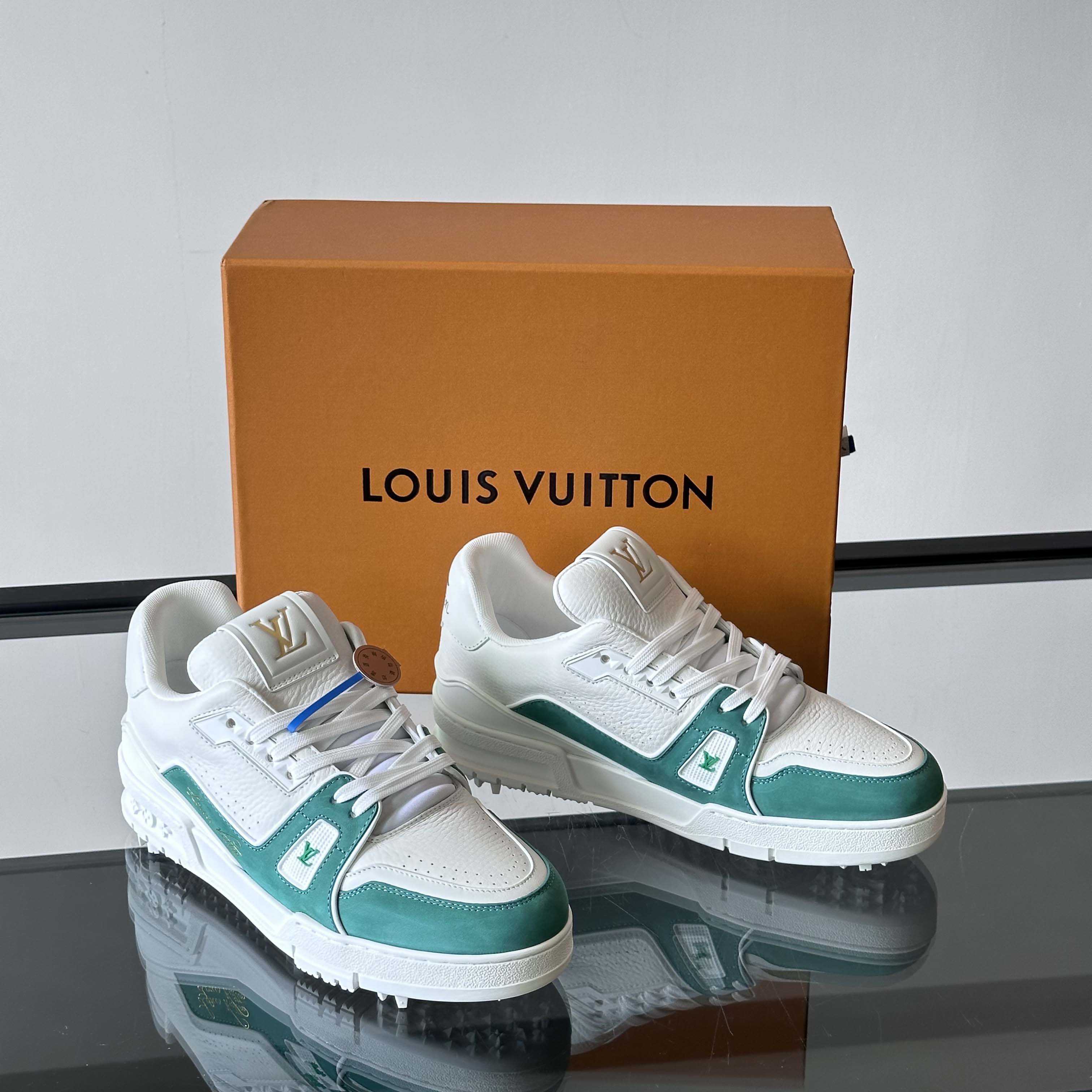 Louis Vuitton LV Trainer Sneaker     - FashionPlug