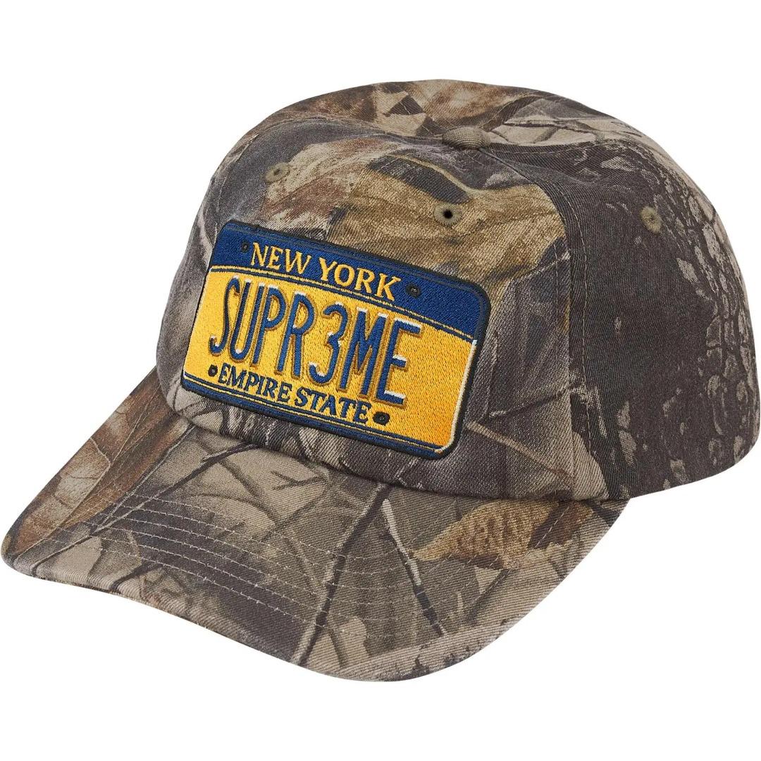 Supreme License Plate 6-Panel 'Realtree Hardwoods Camo' - FashionPlug