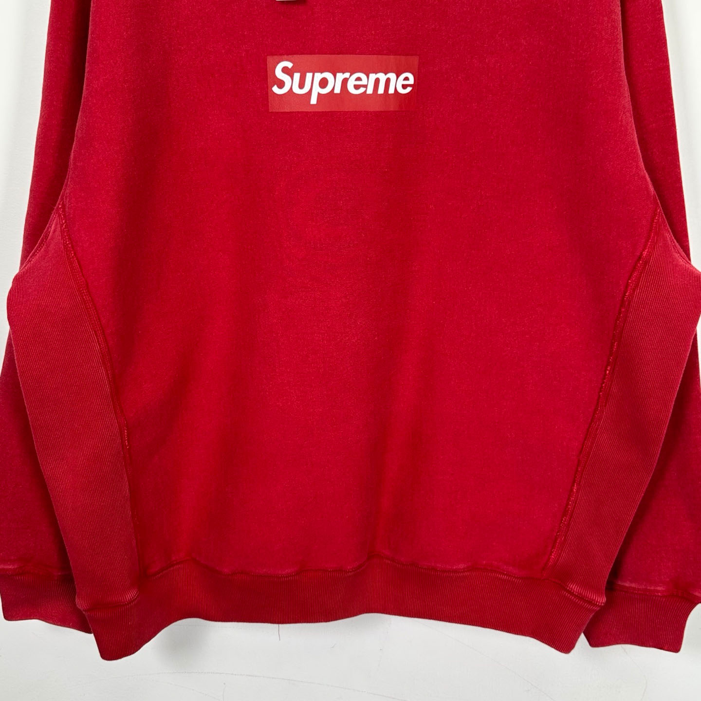 Supreme 25SS Wash Box Logo Crewneck 'red' - FashionPlug