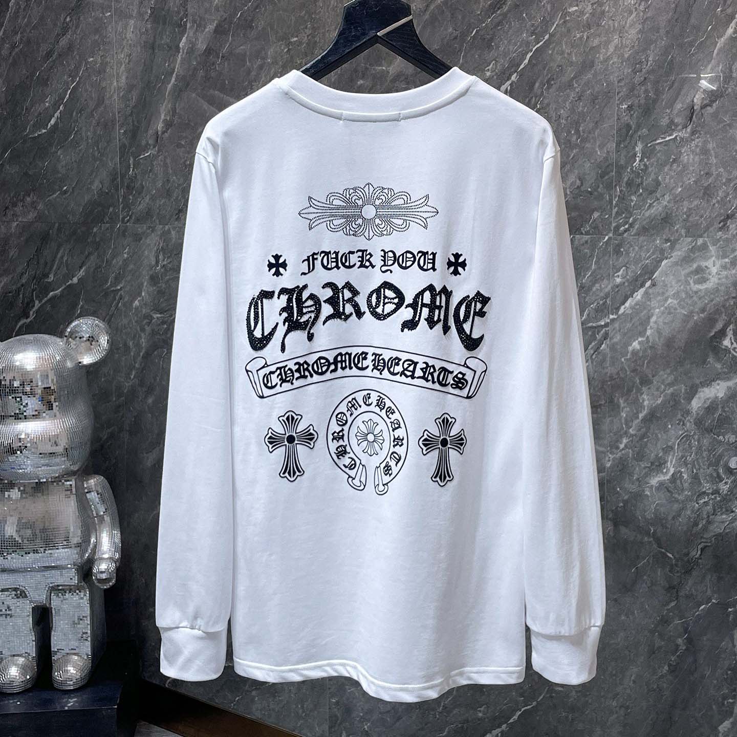 Chrome Hearts Long-sleeve T-shirt  - FashionPlug