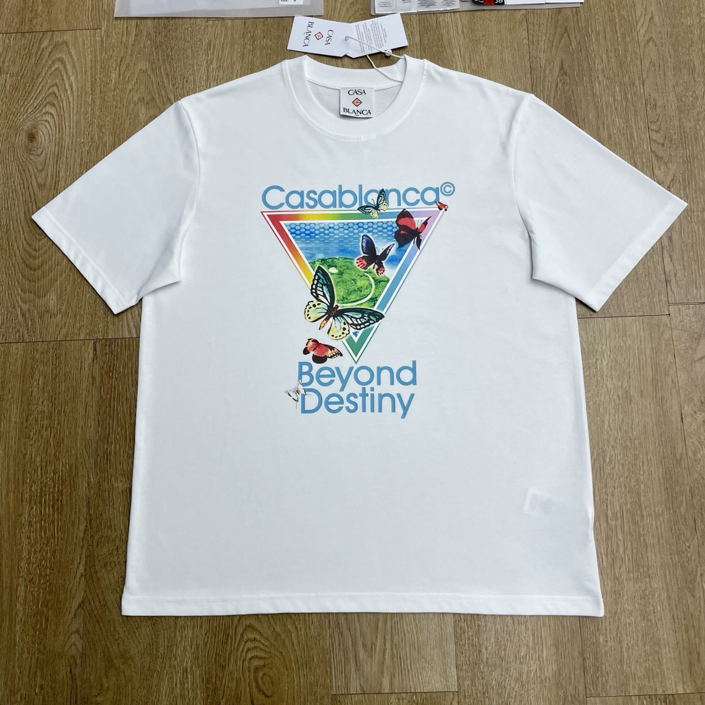 Casablanca Tennis Club Beyond Destiny Short Sleeve T‑Shirt C1132 - FashionPlug