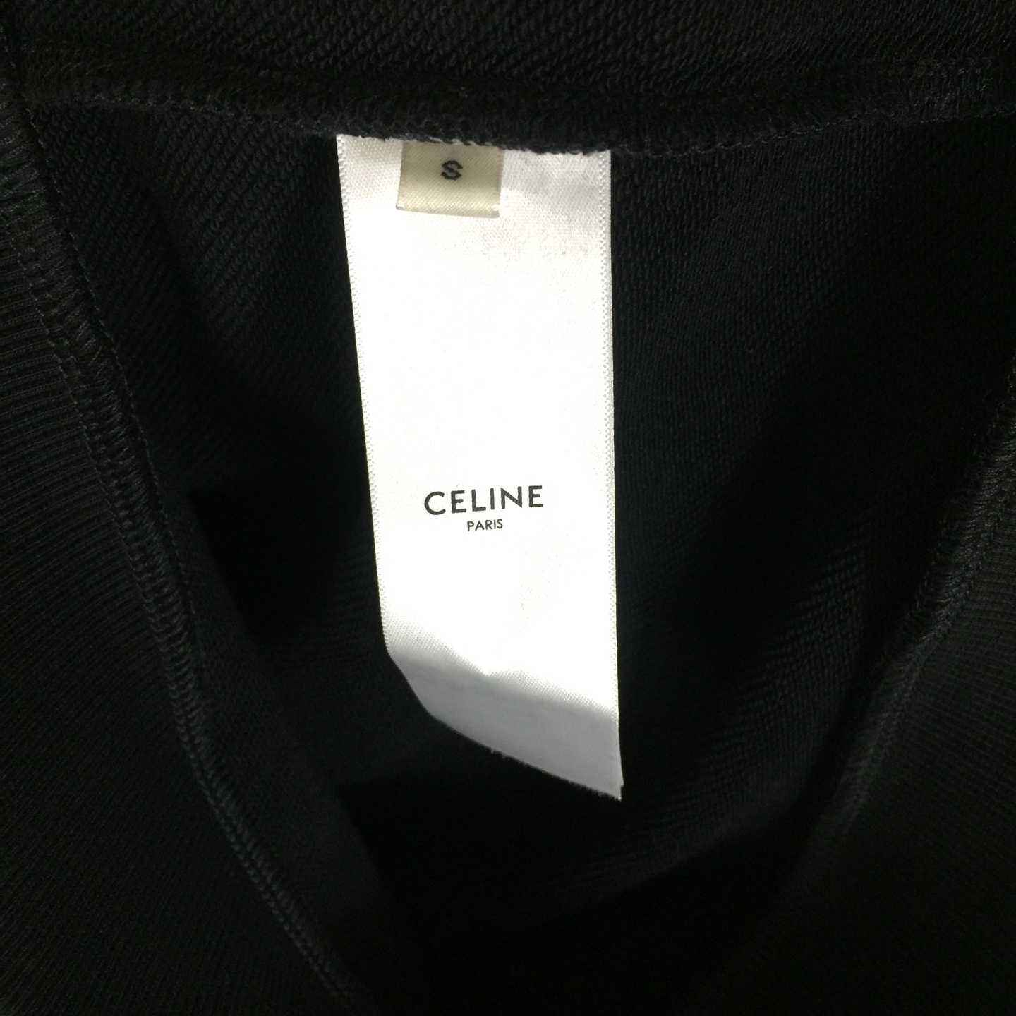 Celine Triomphe Loose Sweatshirt In Cotton Fleece - FashionPlug