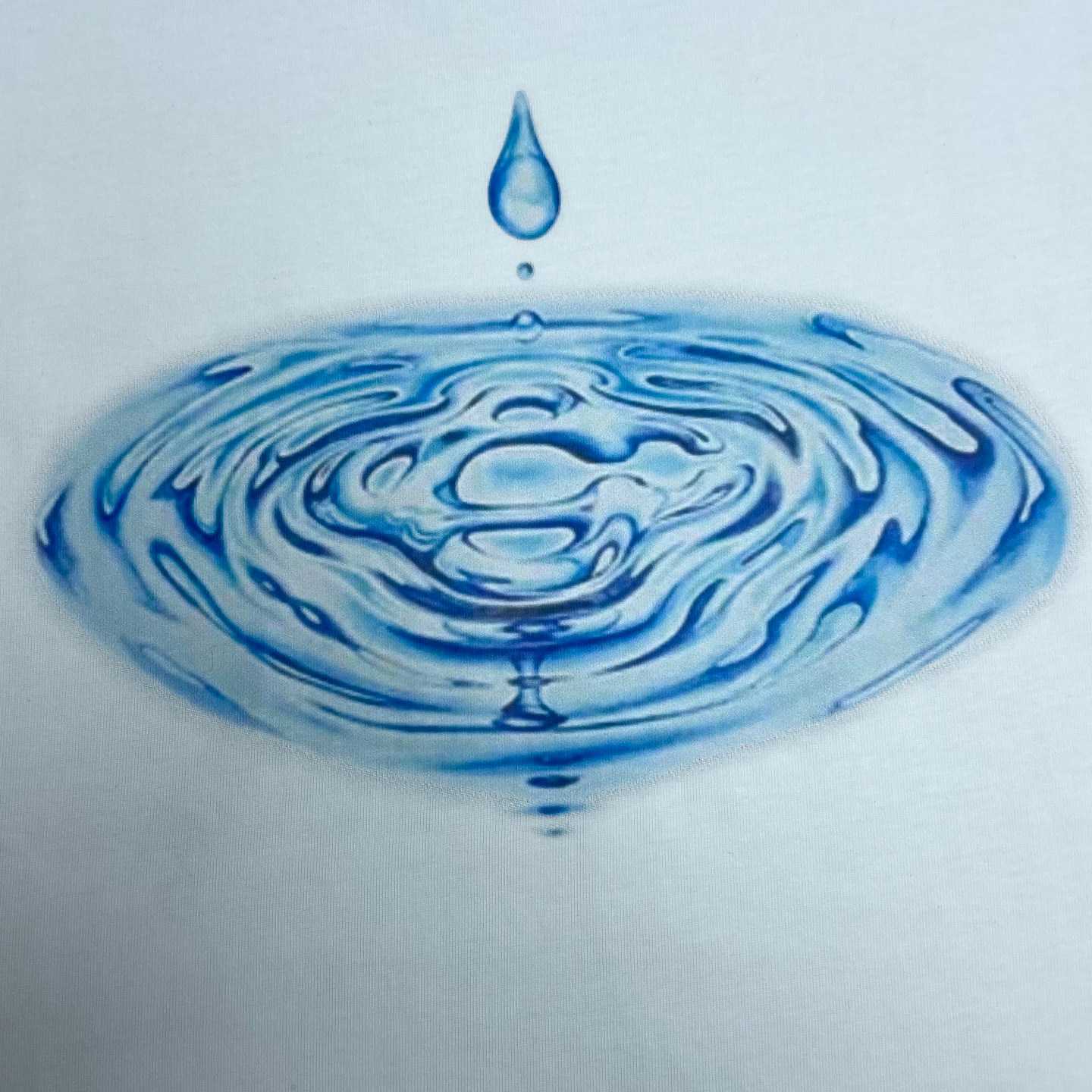 Casablanca DRIP LOGO SHORT SLEEVE T‑SHIRT C1128 - FashionPlug