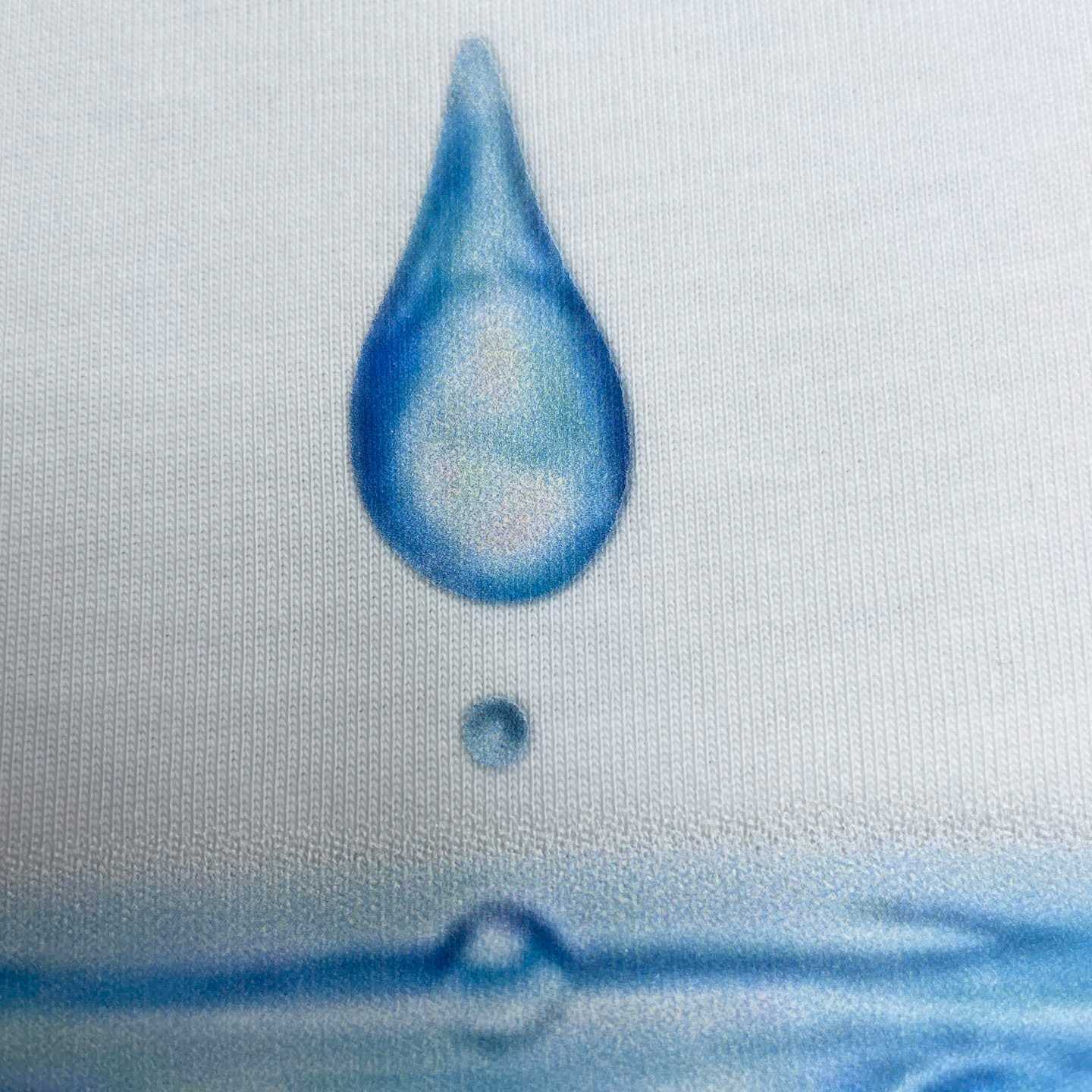 Casablanca DRIP LOGO SHORT SLEEVE T‑SHIRT C1128 - FashionPlug