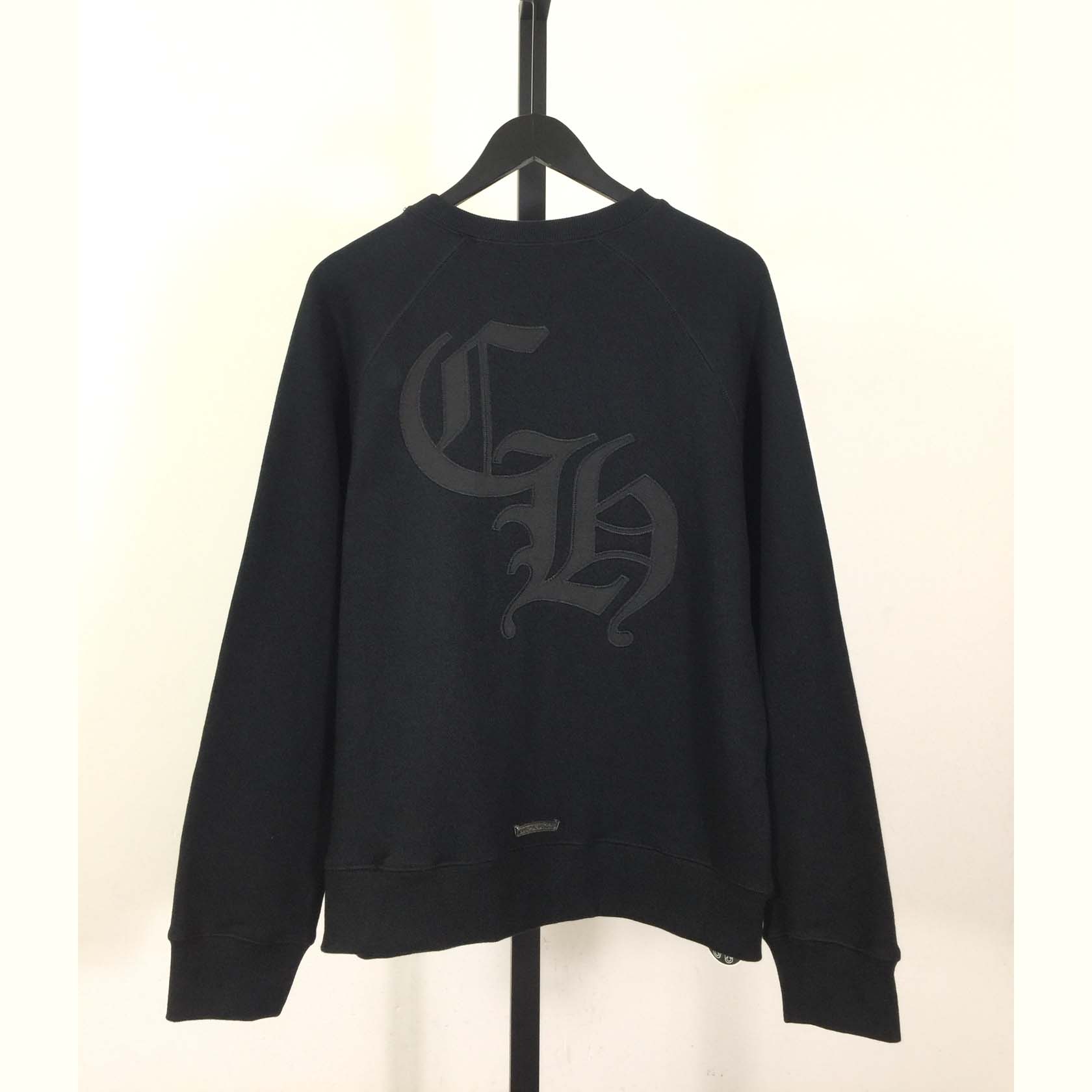 Chrome Hearts Cemetery Cross Crew-neck Sweatshirt - FashionPlug