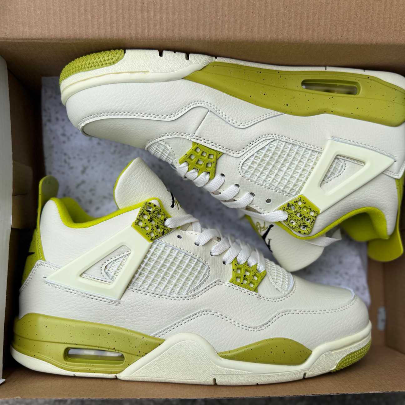 J. Balvin x Jordan Air Jordan 4 Retro 'Lemonade' IW2872-700  - FashionPlug
