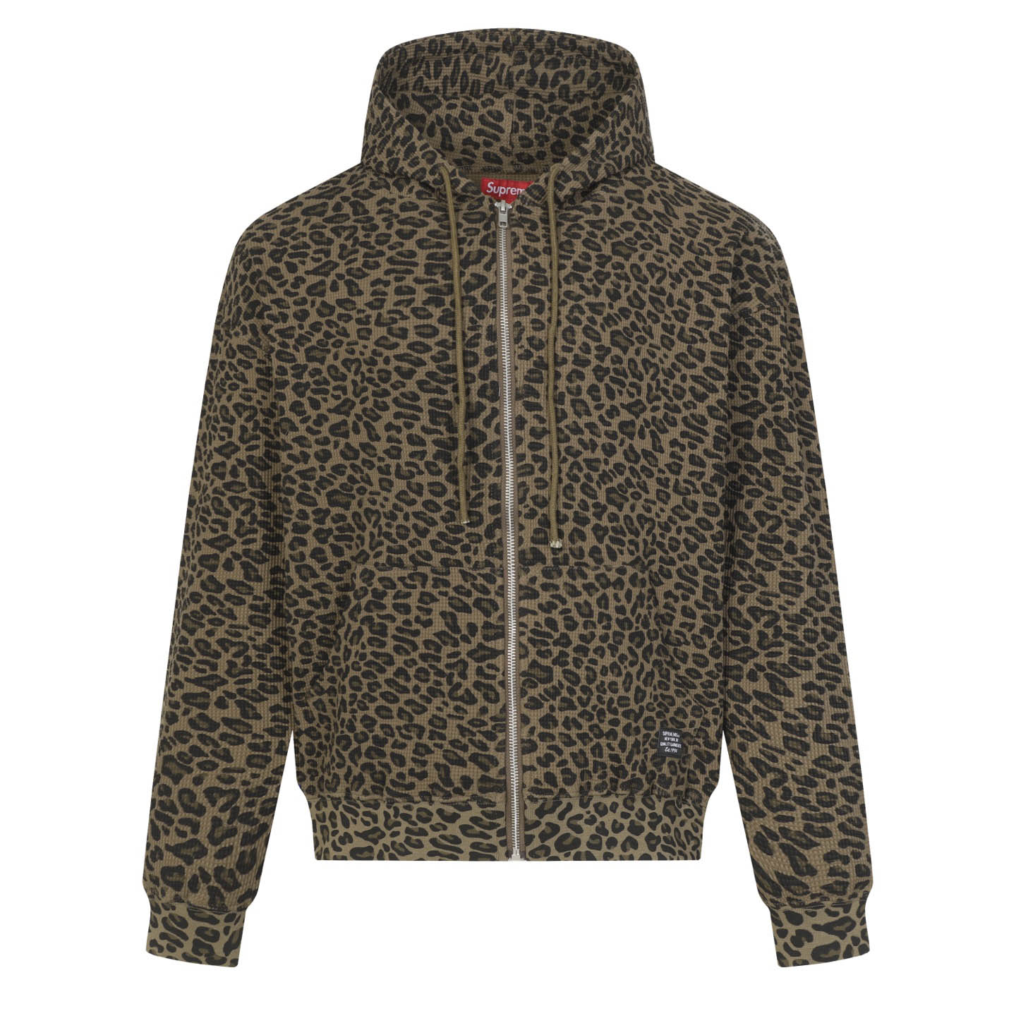 Supreme  Hooded Zip Up Thermal 'Leopard' - FashionPlug