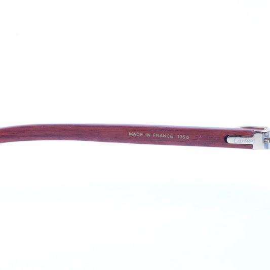 Cartier CT 3524012 Wood Sunglasses In Gold Gradient Blue - FashionPlug