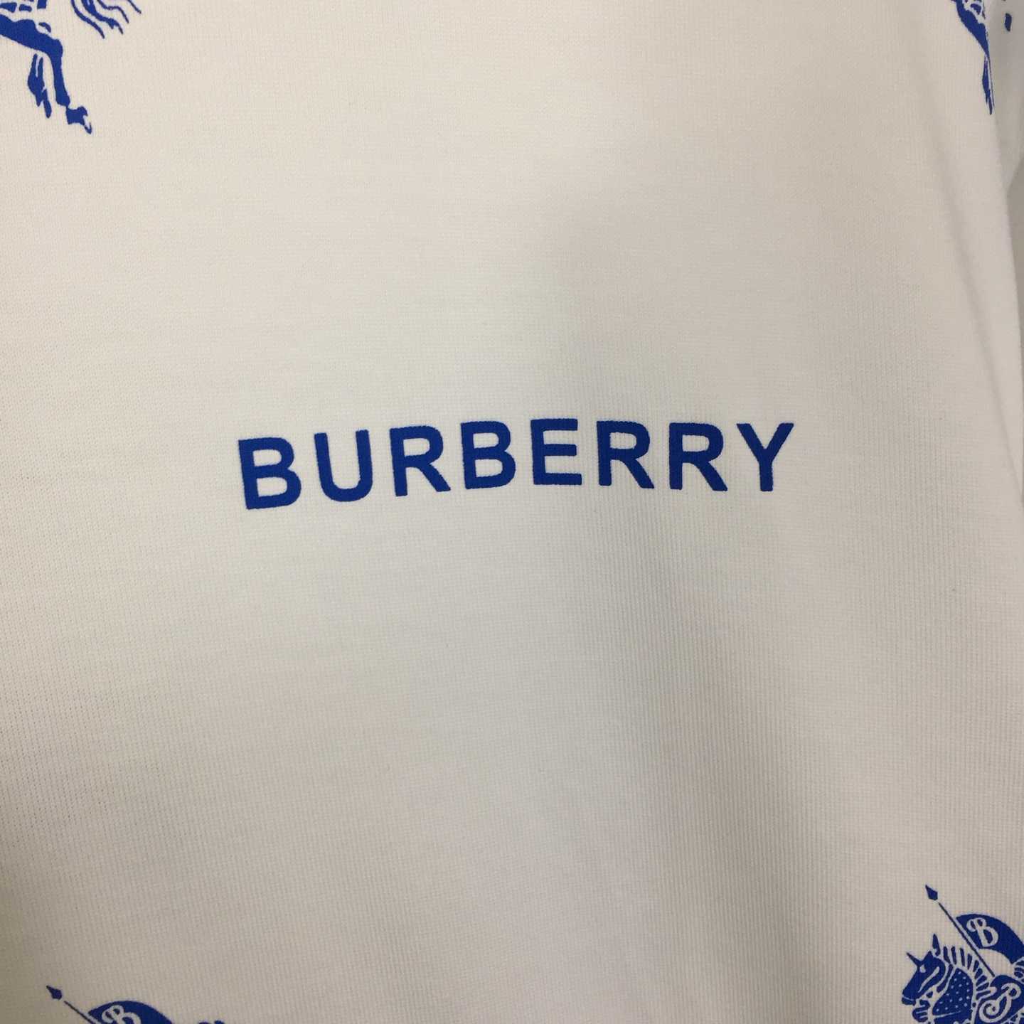 Burberry Logo Cotton T-shirt - FashionPlug