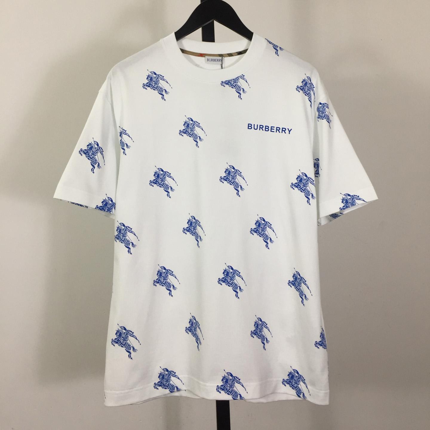Burberry Logo Cotton T-shirt - FashionPlug