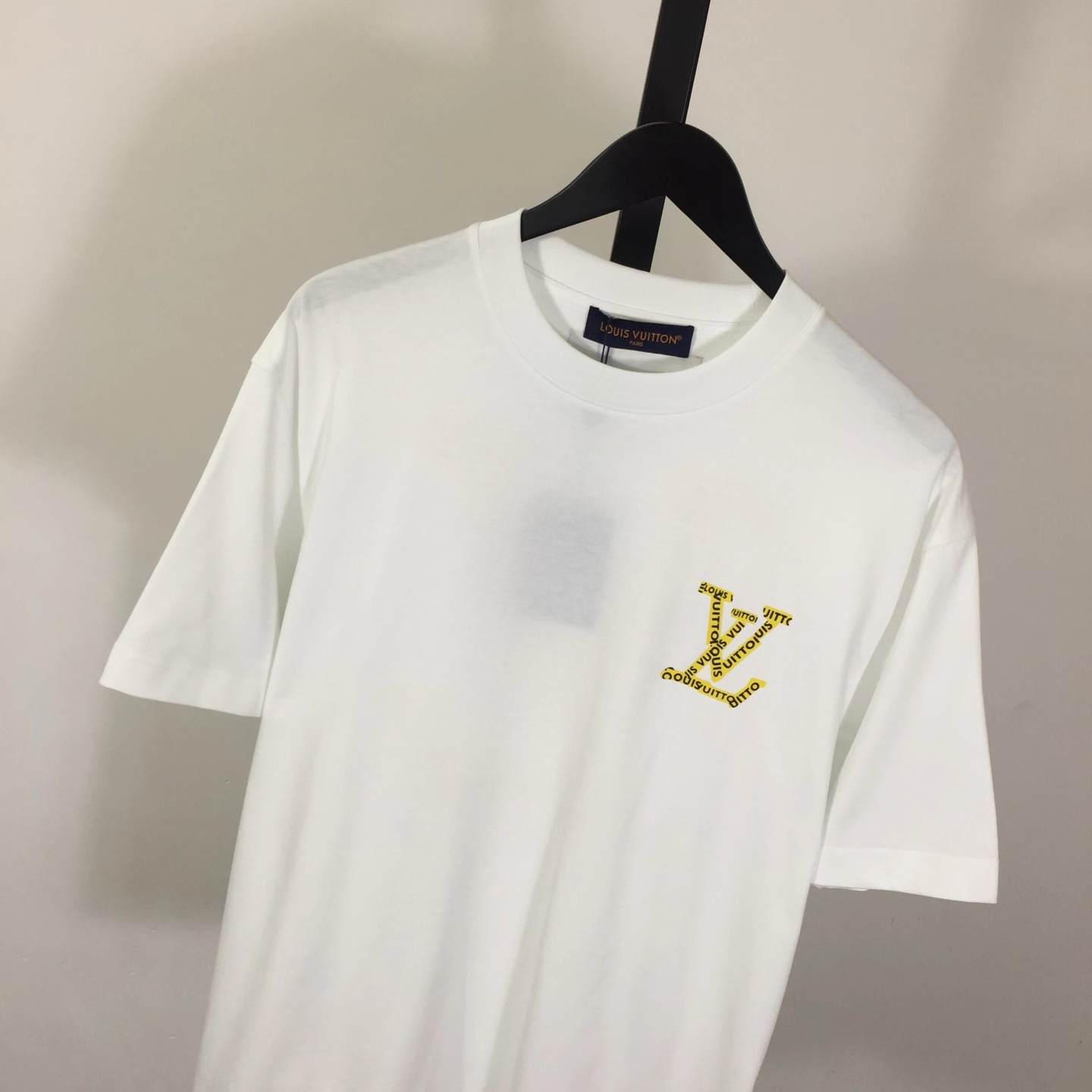 Louis Vuitton Logo Cotton T-Shirt  - FashionPlug