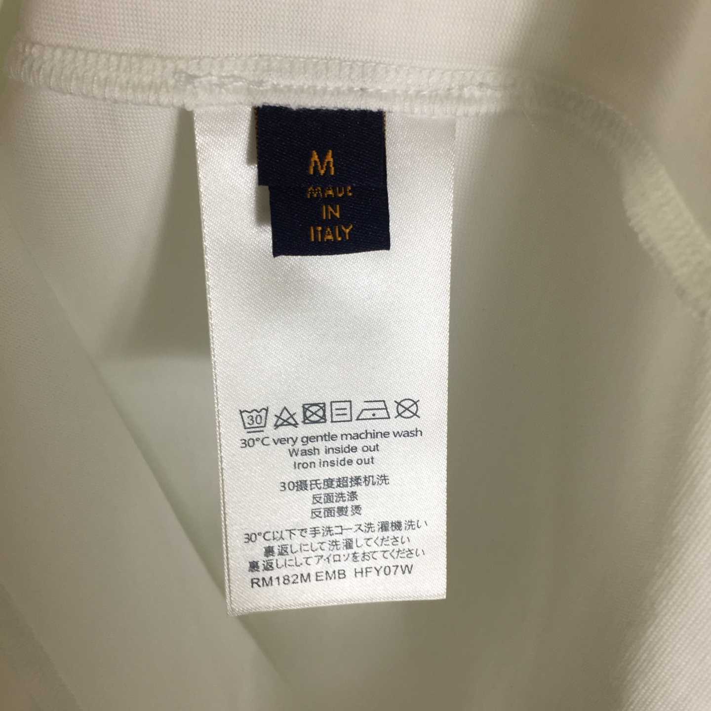 Louis Vuitton Logo Cotton T-Shirt  - FashionPlug