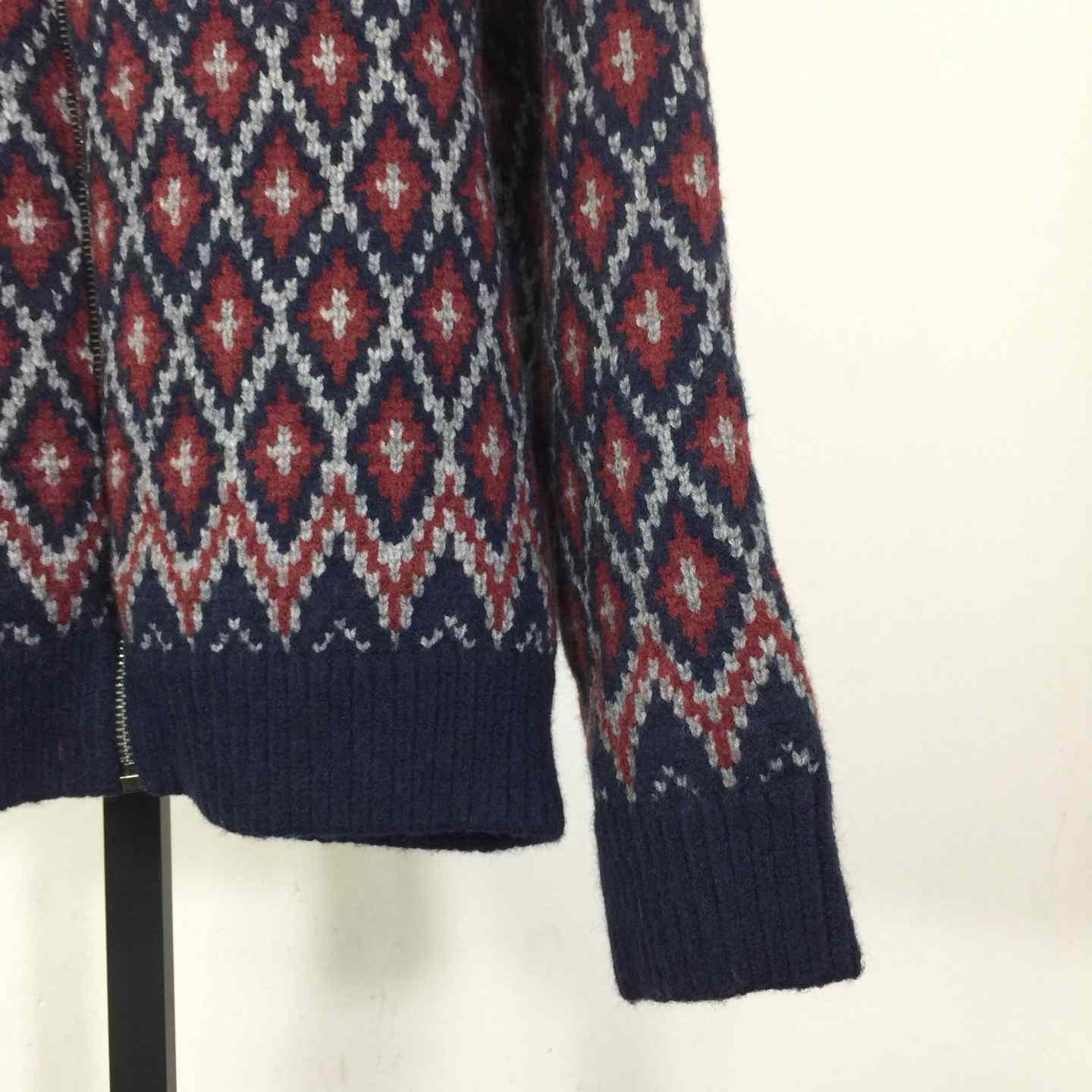 Loewe Zip-up Cardigan In Wool - FashionPlug